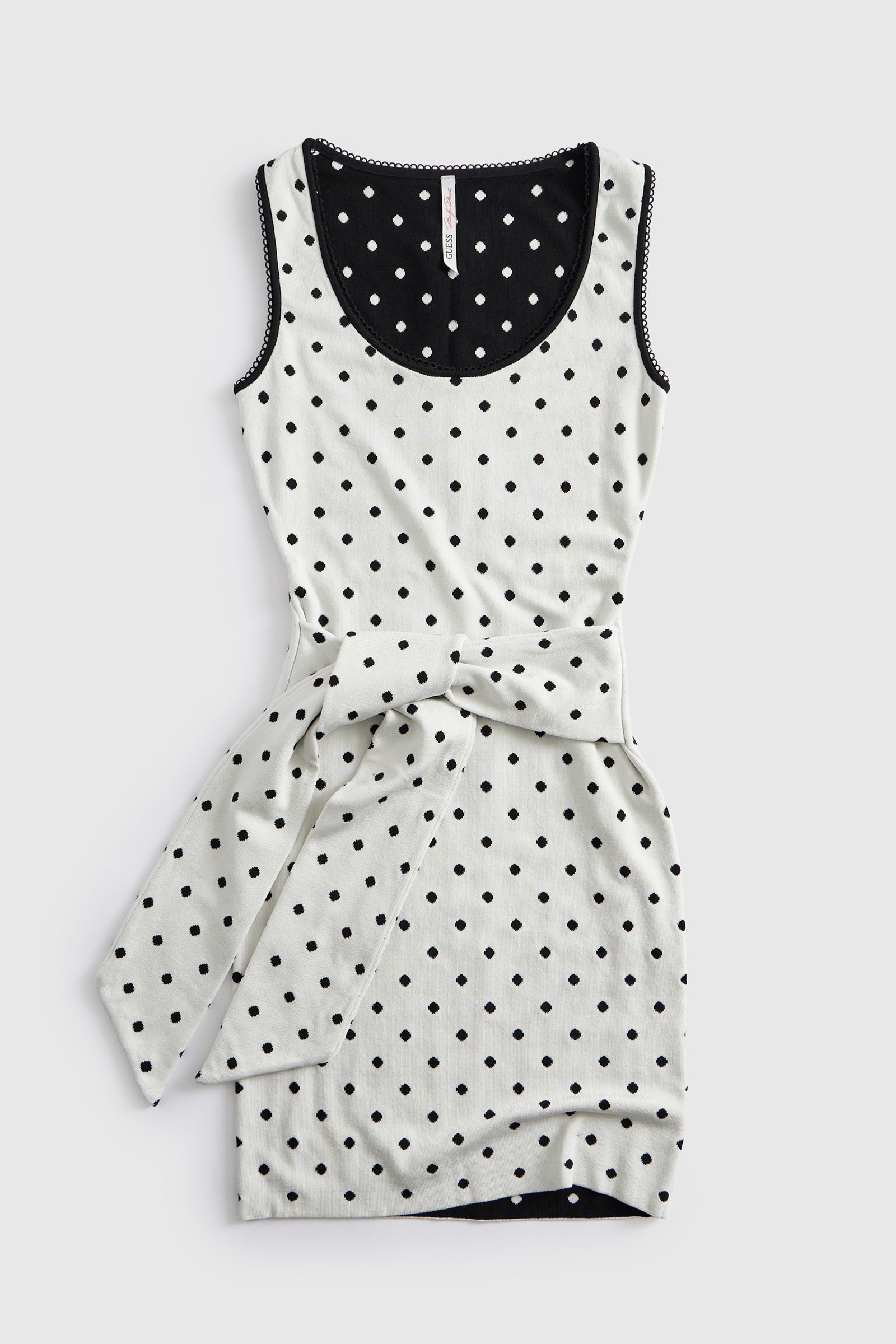 Guess Polka Dot Mini Dress in wit