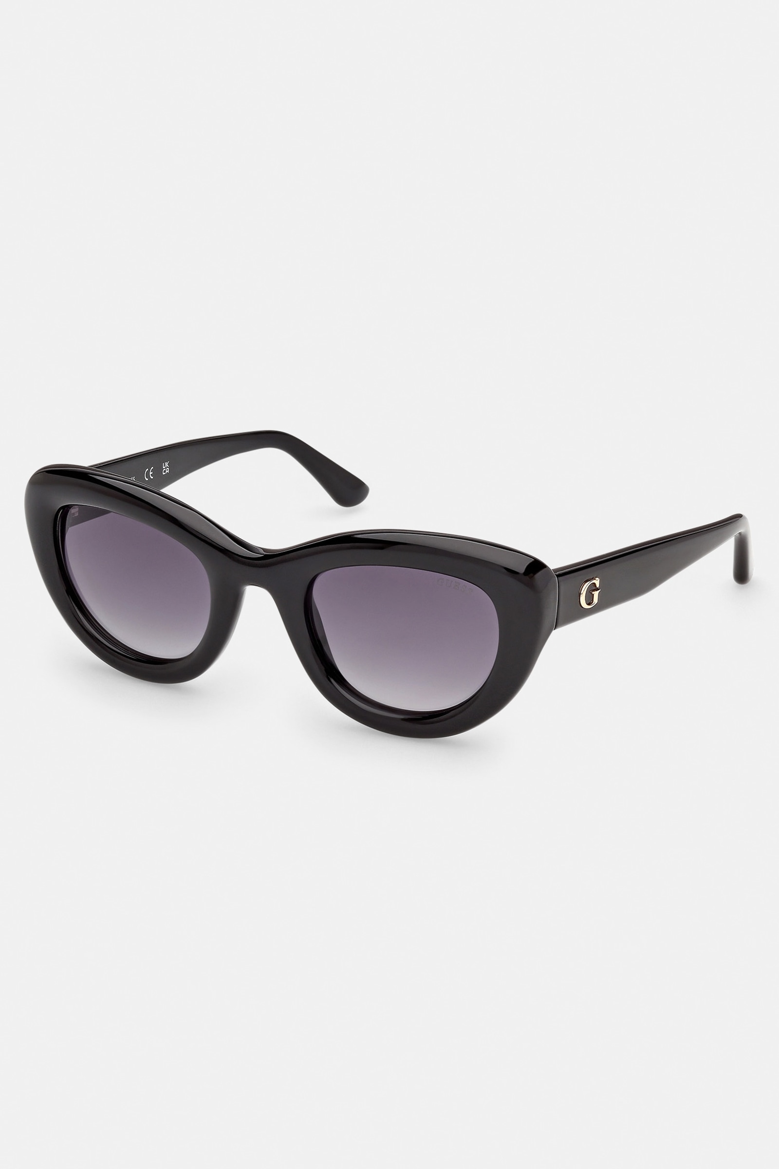 Guess Cat-Eye-Zonnebril in zwart