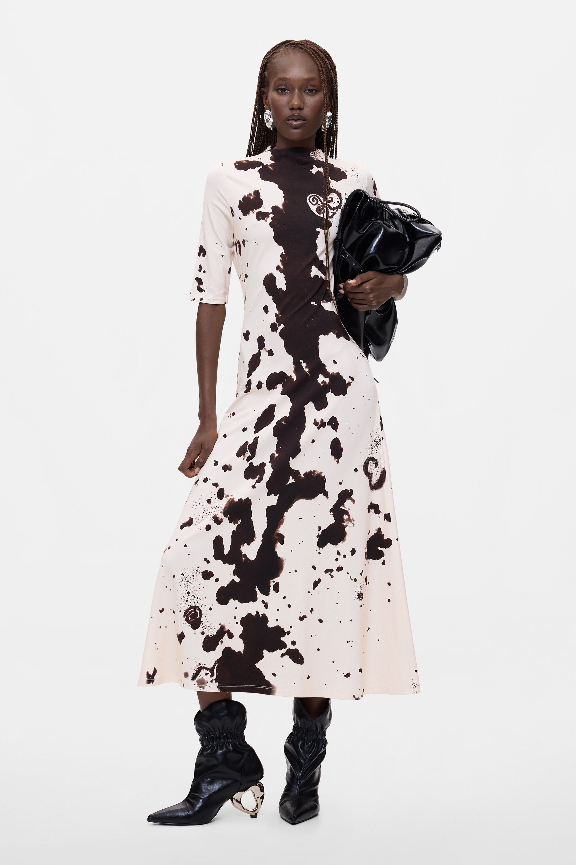 Desigual Bedrukte jurk for women in wit