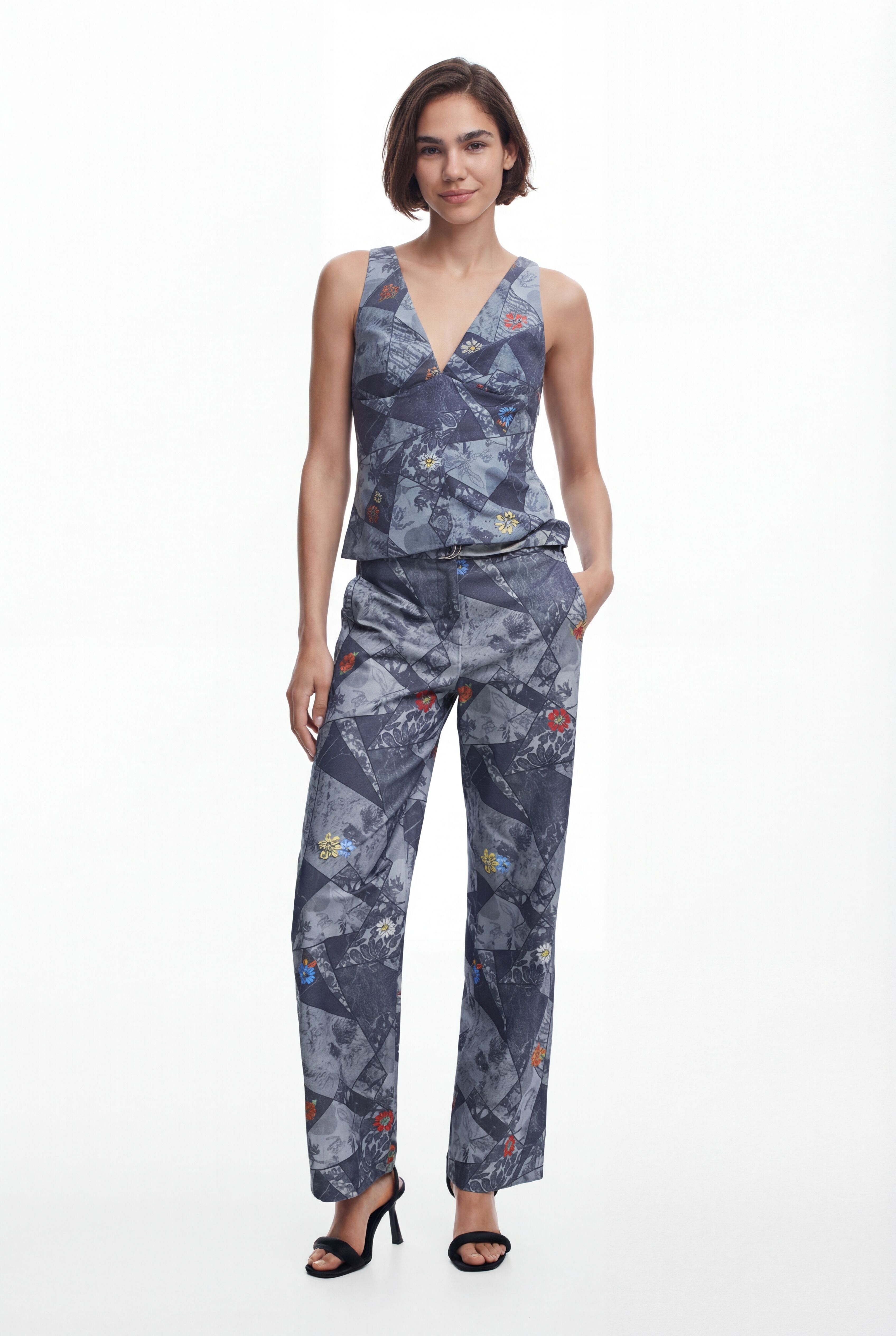 Desigual Patchworkbroek voor dames