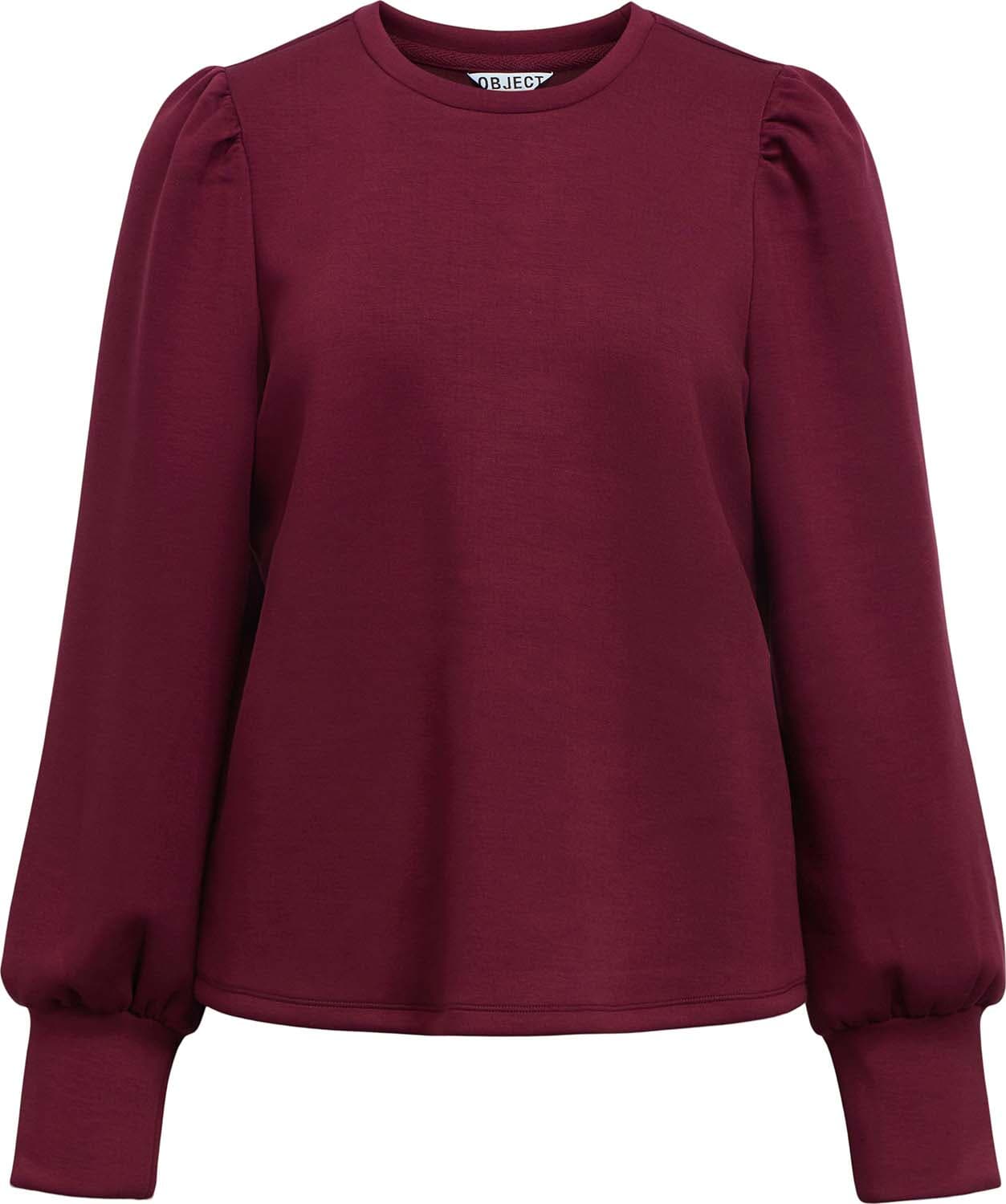 Object Sweater Andrea Bordeaux Rood dames