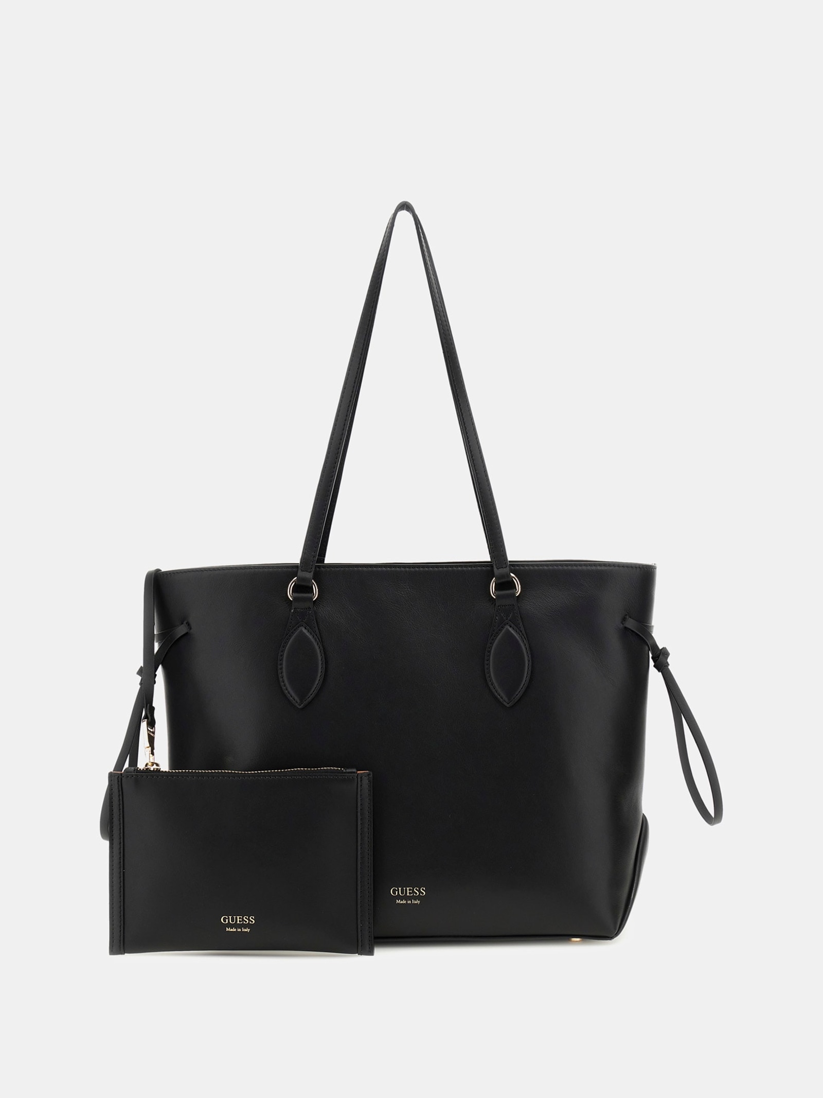 Guess Schoudertas Florence Echt Leer