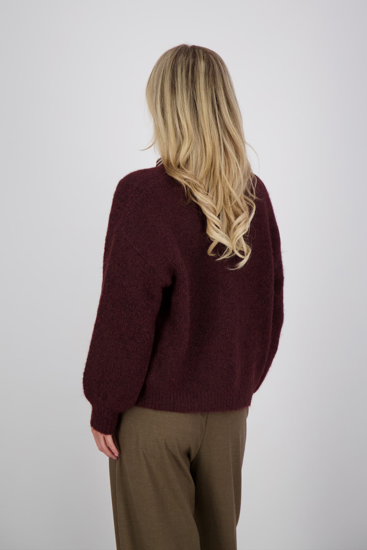 Summum Vest Cozy Bordeaux Rood dames