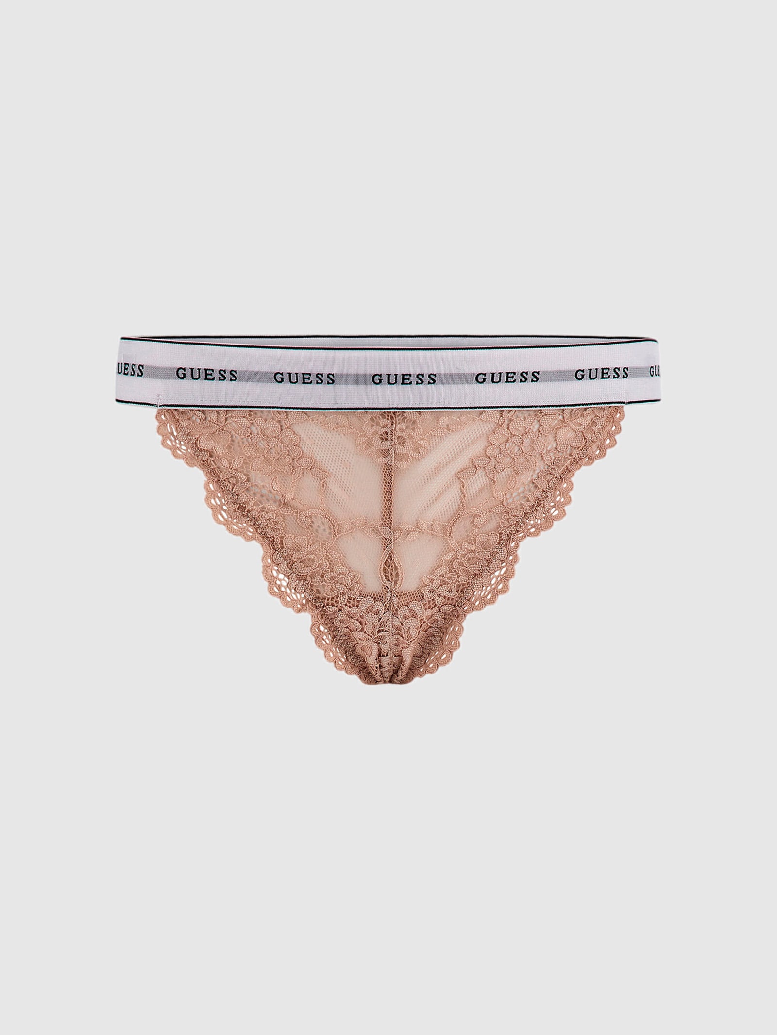Guess Belle-Brazilian Slip Met Logoband in roze
