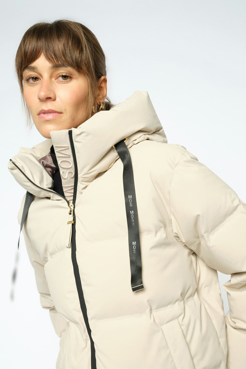 Mos Mosh Bomberjacket Jilly Hope Down Crème dames