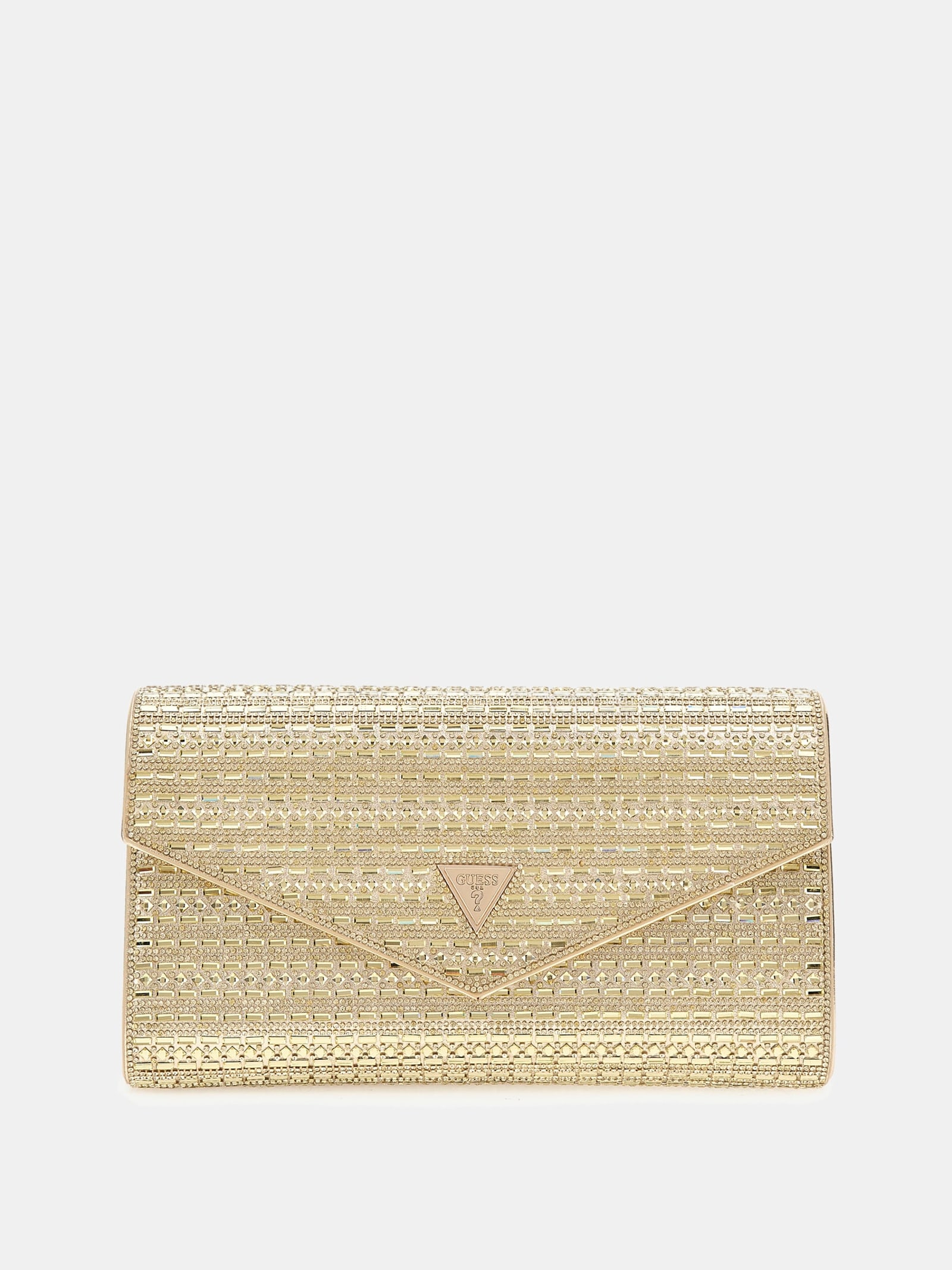Guess Dofy Clutch Met Kraaltjes in goud
