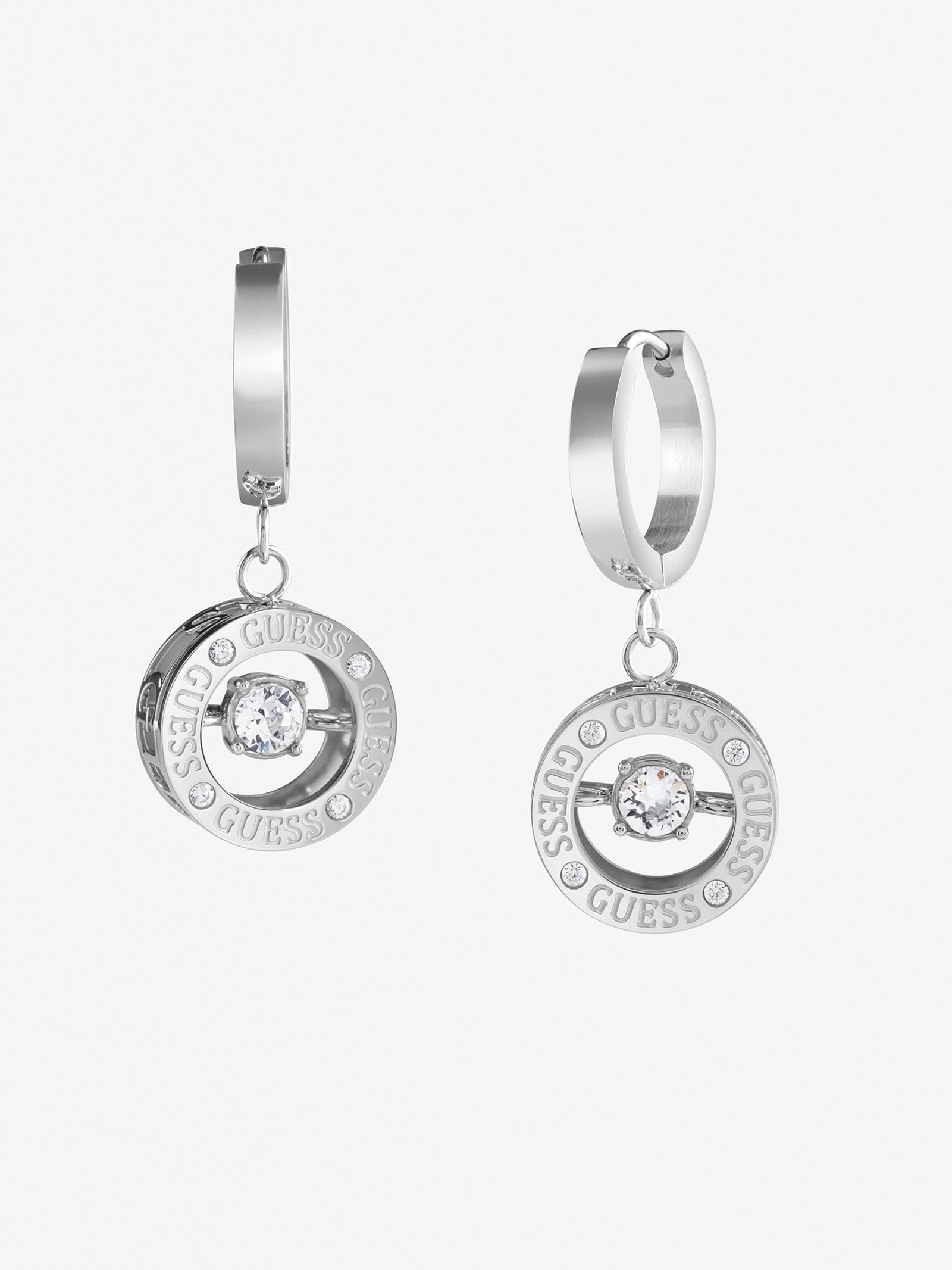 Guess Solitaire Oorbellen in zilver