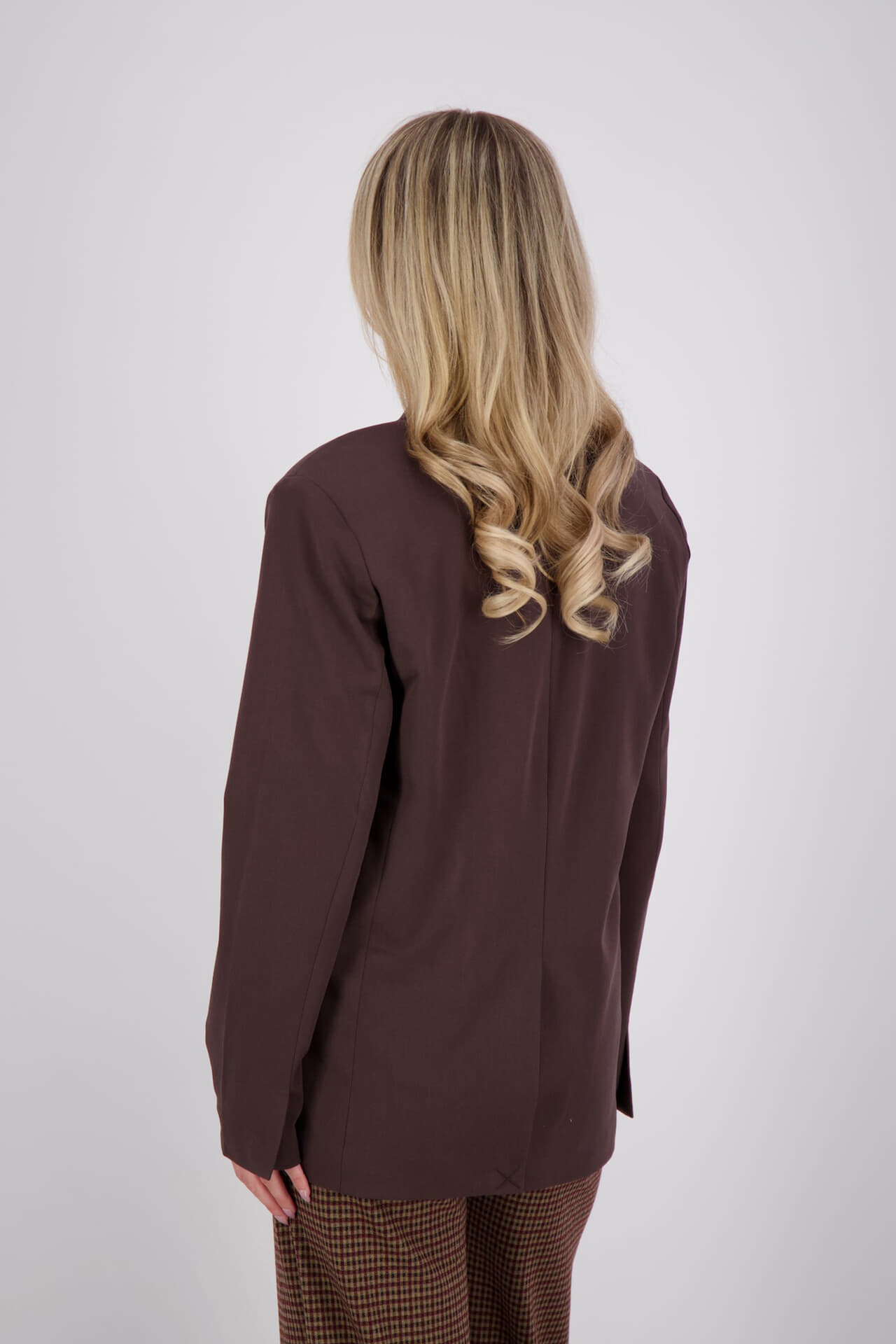 Object Blazer Lisa Bruin dames