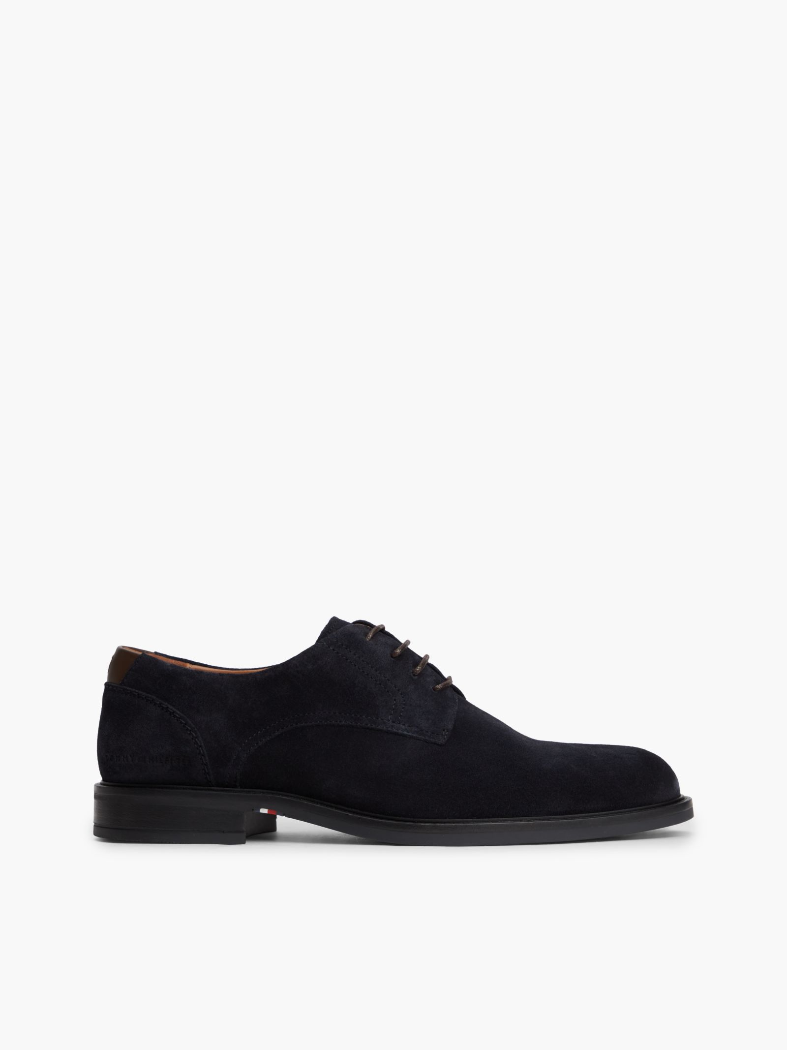 Tommy Hilfiger suède derby schoen in marine