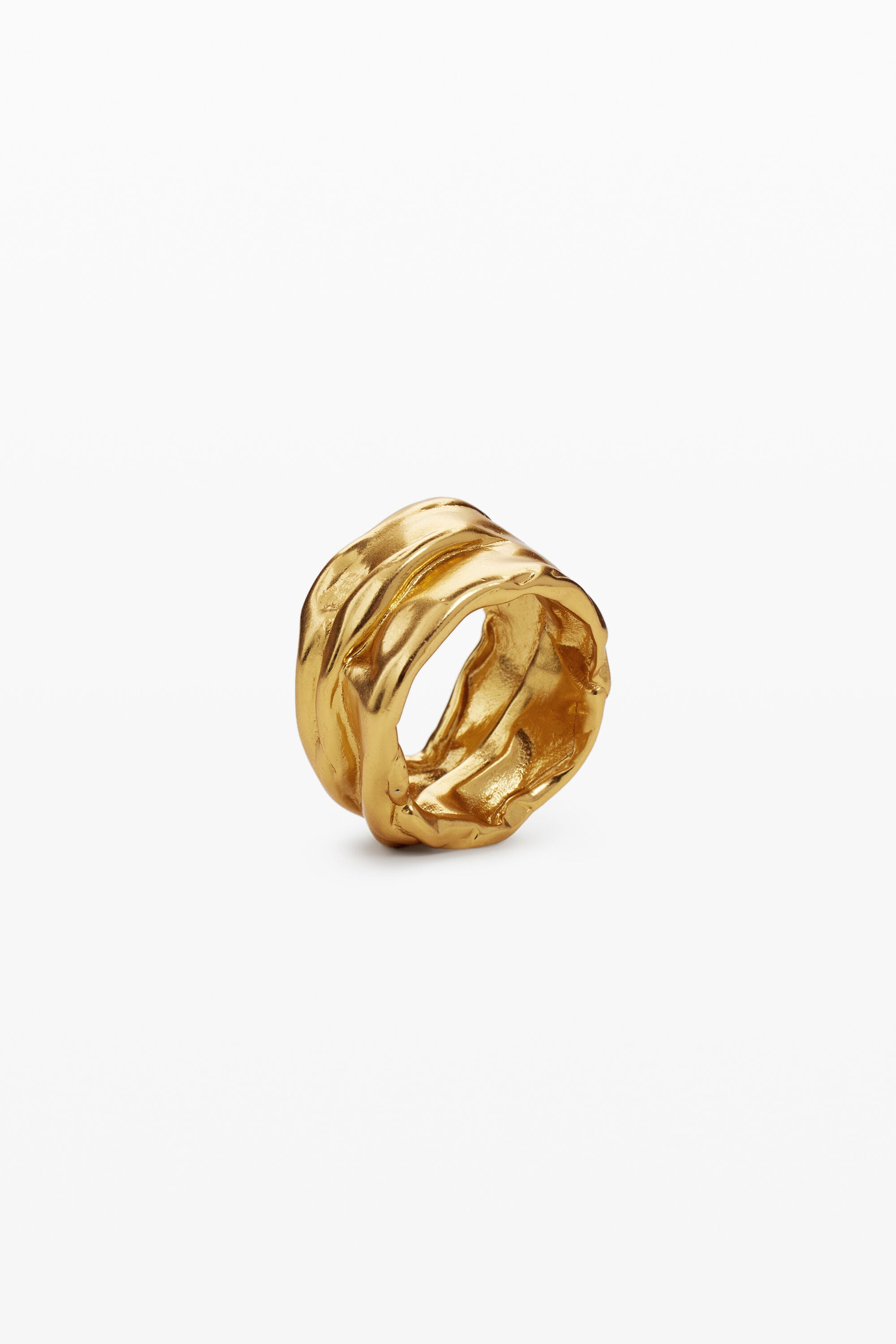 Desigual Ring golven goudbad Zalio