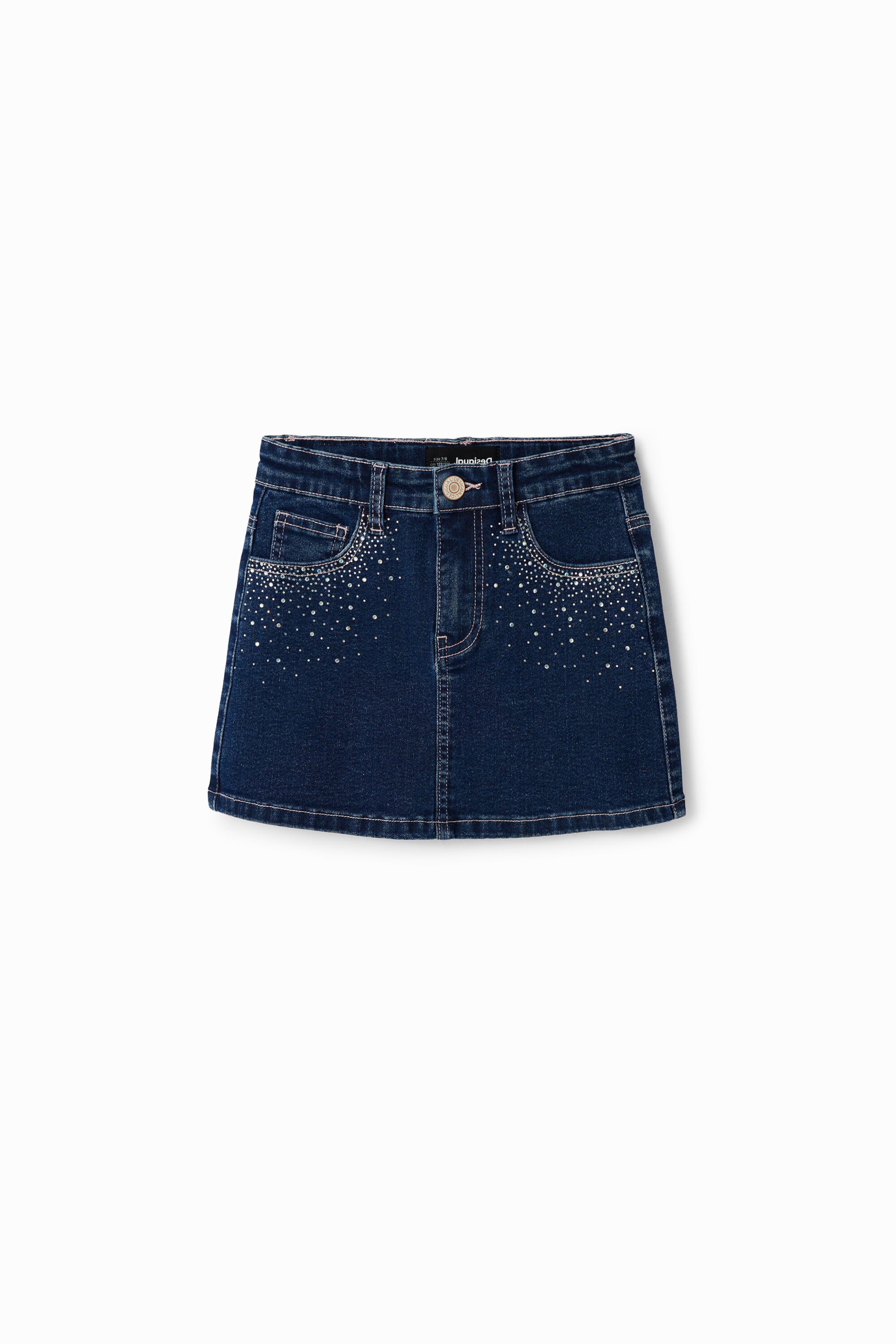 Desigual Mini-spijkerrok met stras