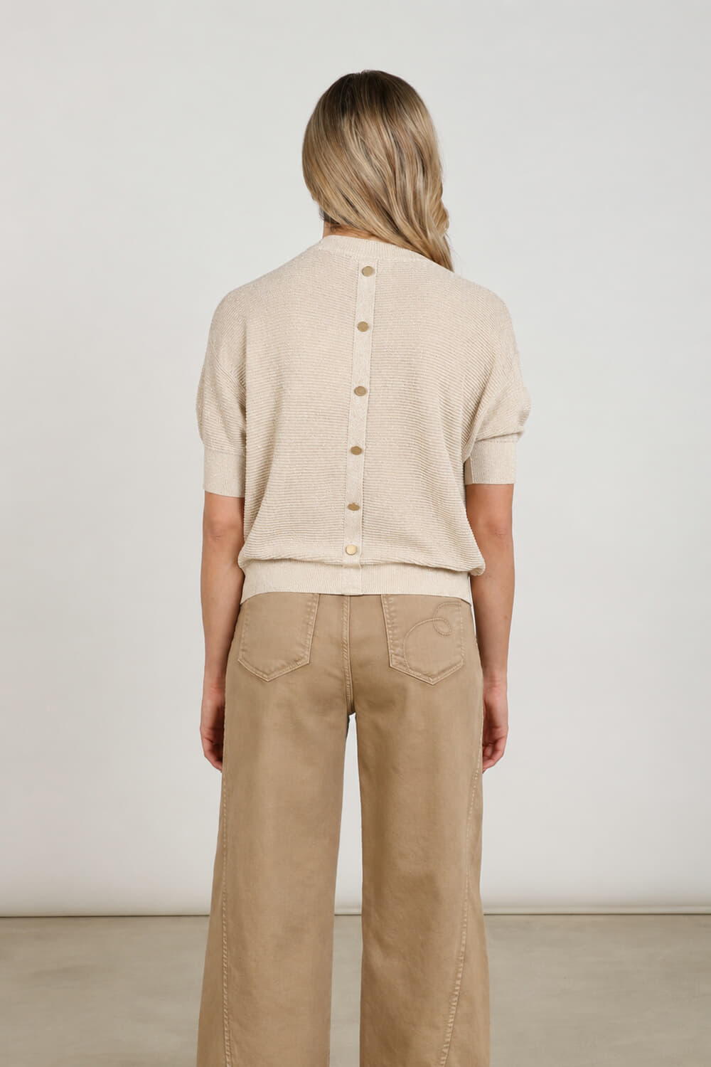 Nukus Top Beige dames