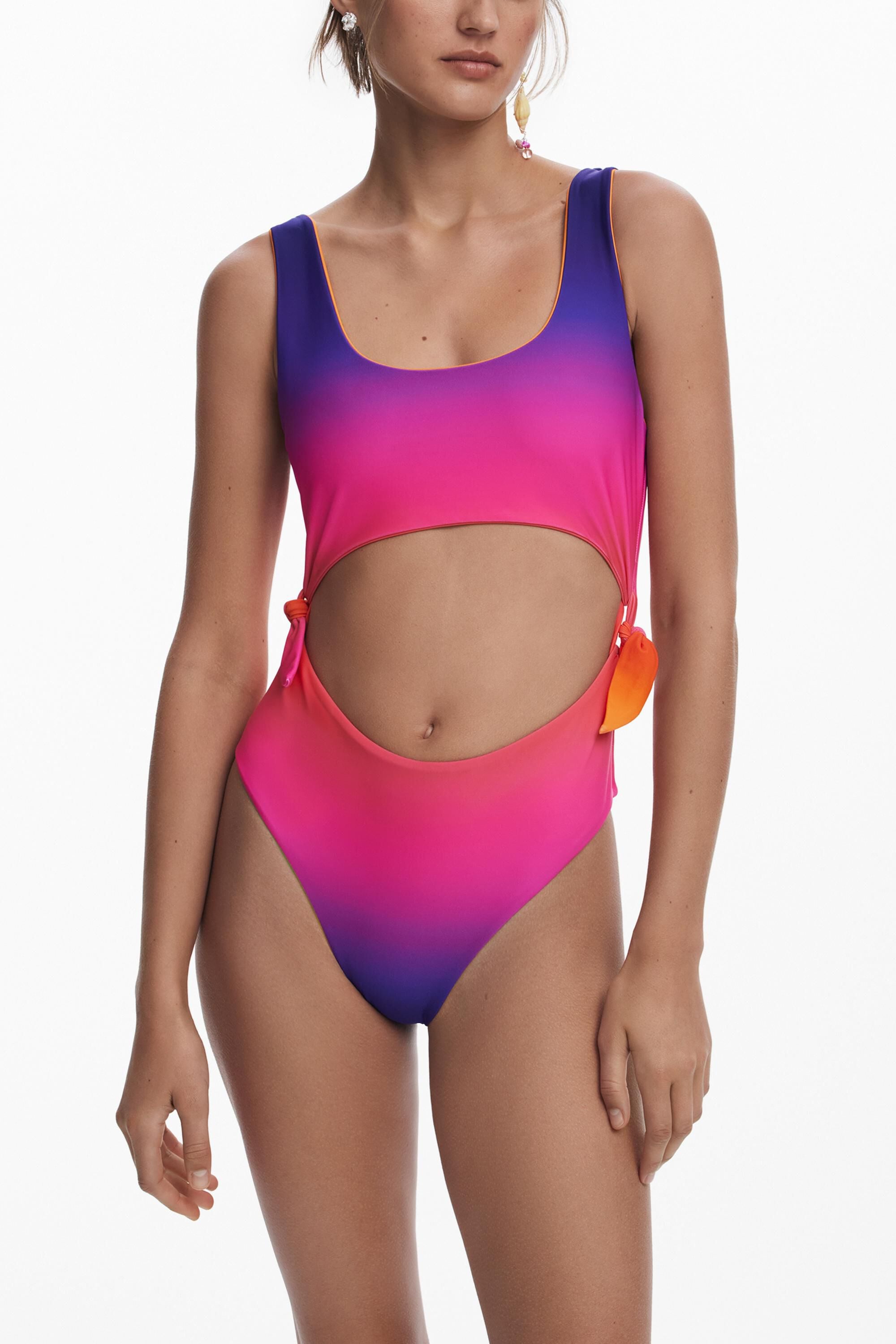 Desigual Cut-Out Tie-Dye badpak