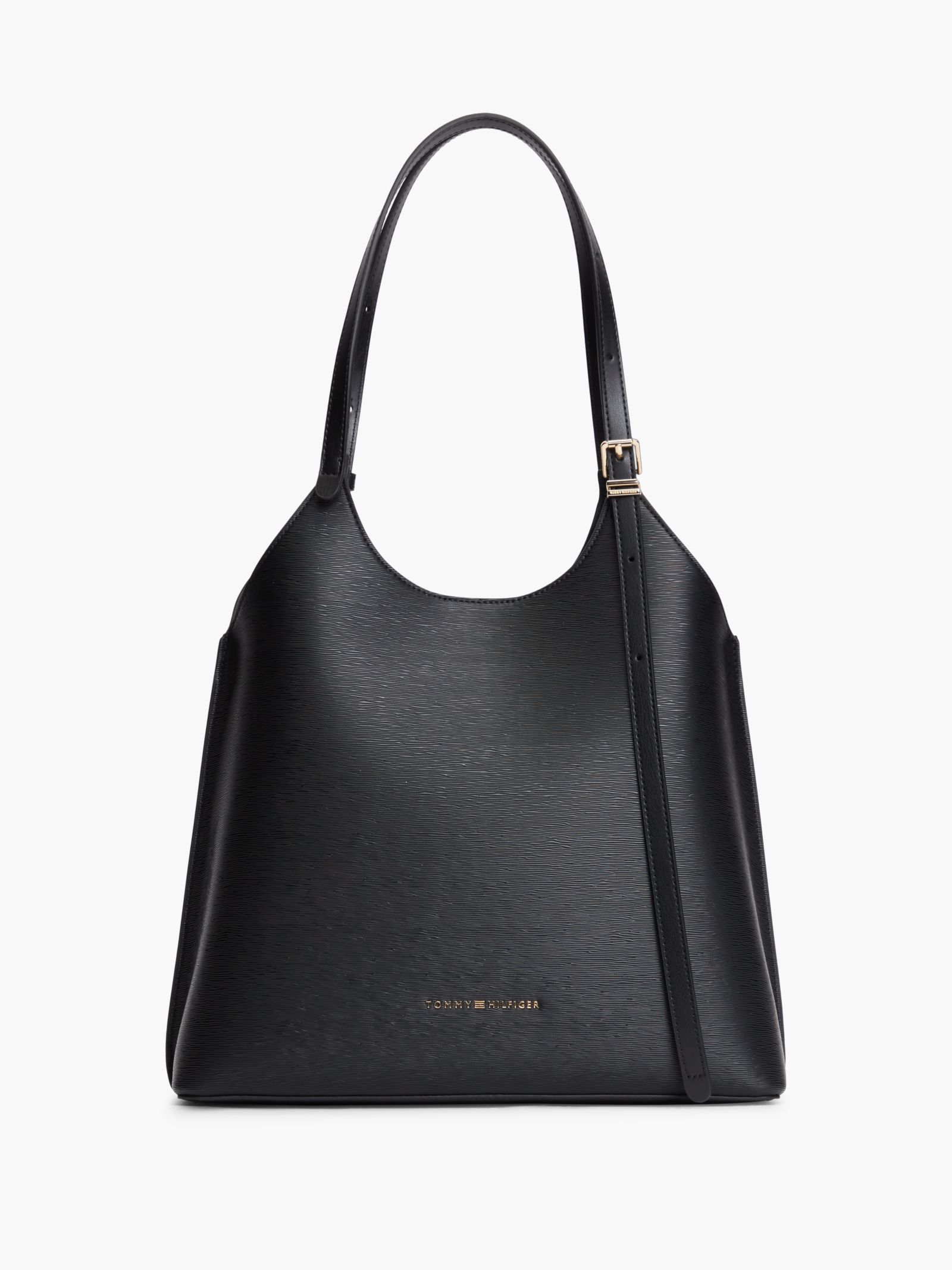 Tommy Hilfiger TH Modern Getextureerde Shopper in zwart