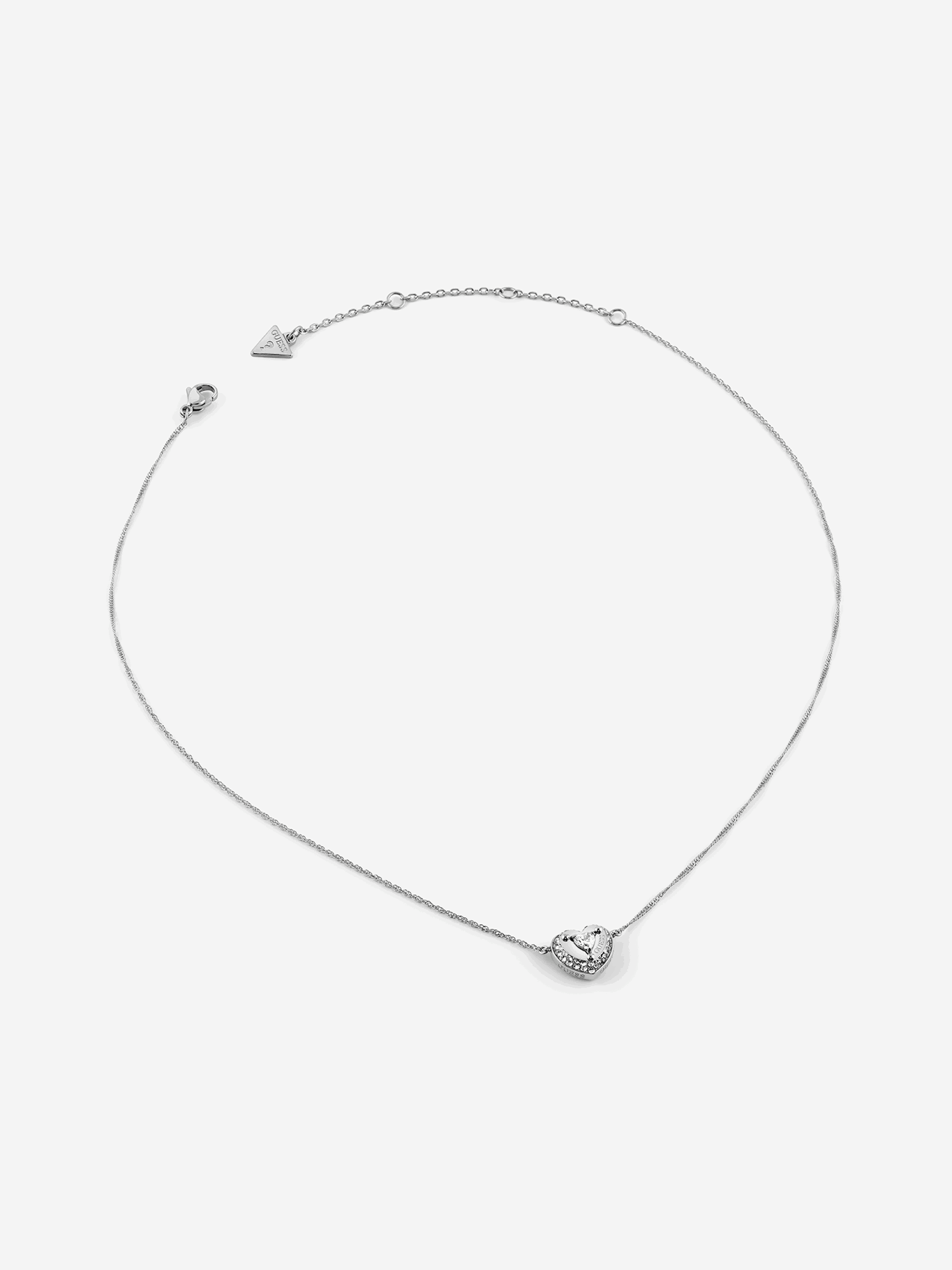 Guess Ketting Till Morning in zilver