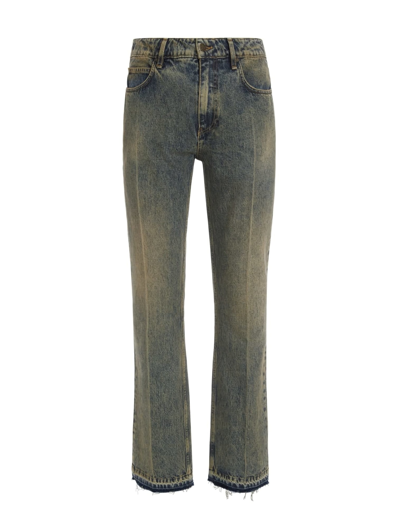 Guess Wijd Uitlopende Jeans Normale Taille for men in blauw