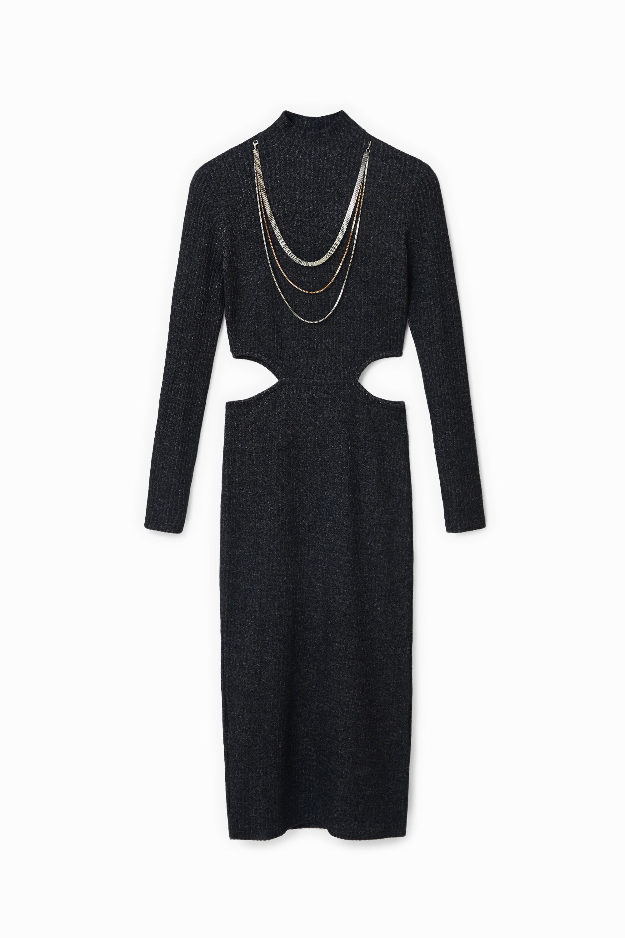 Desigual Midi-jurk met cut-out