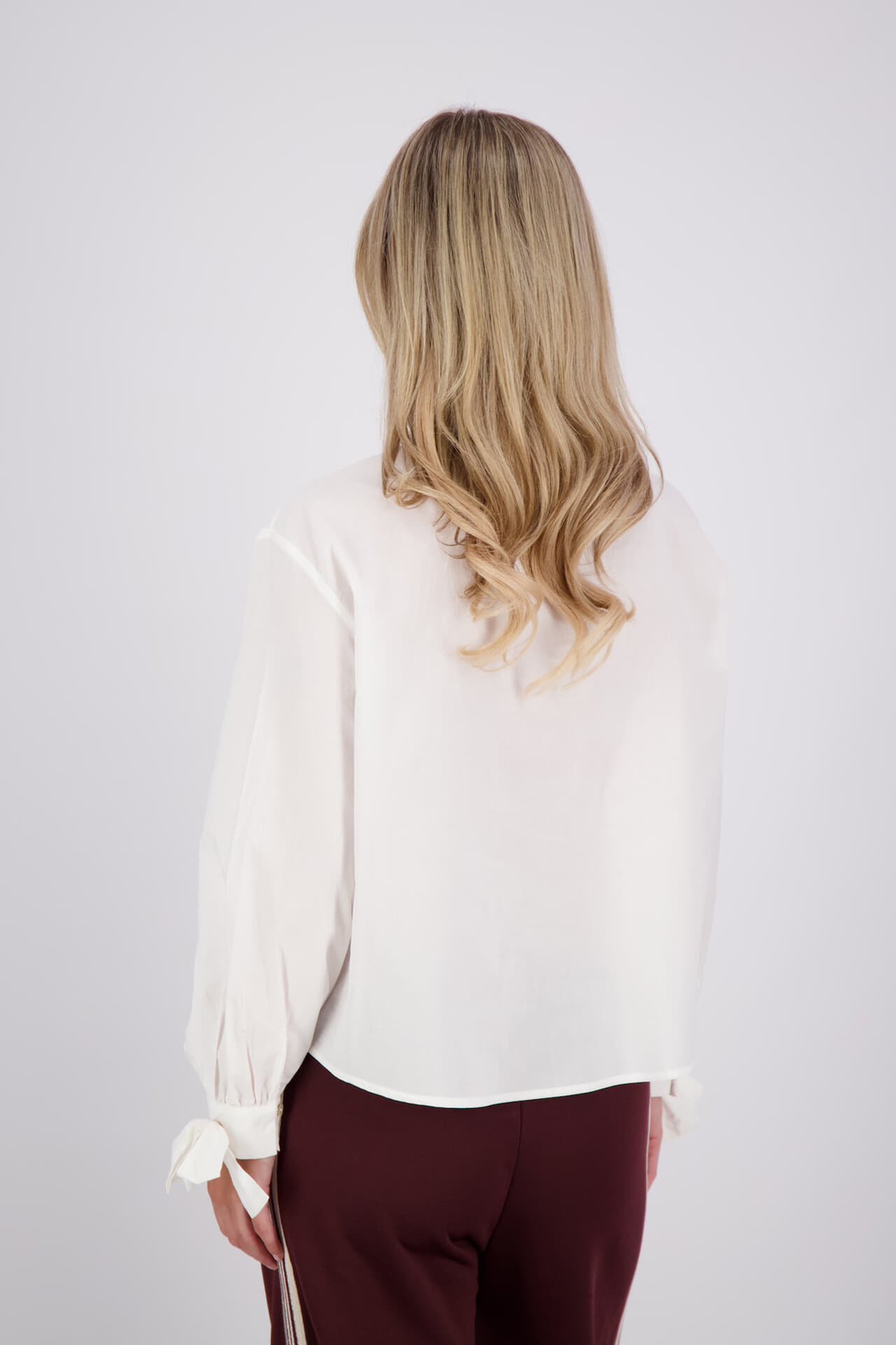 JC Sophie Blouse Peacock Off White dames