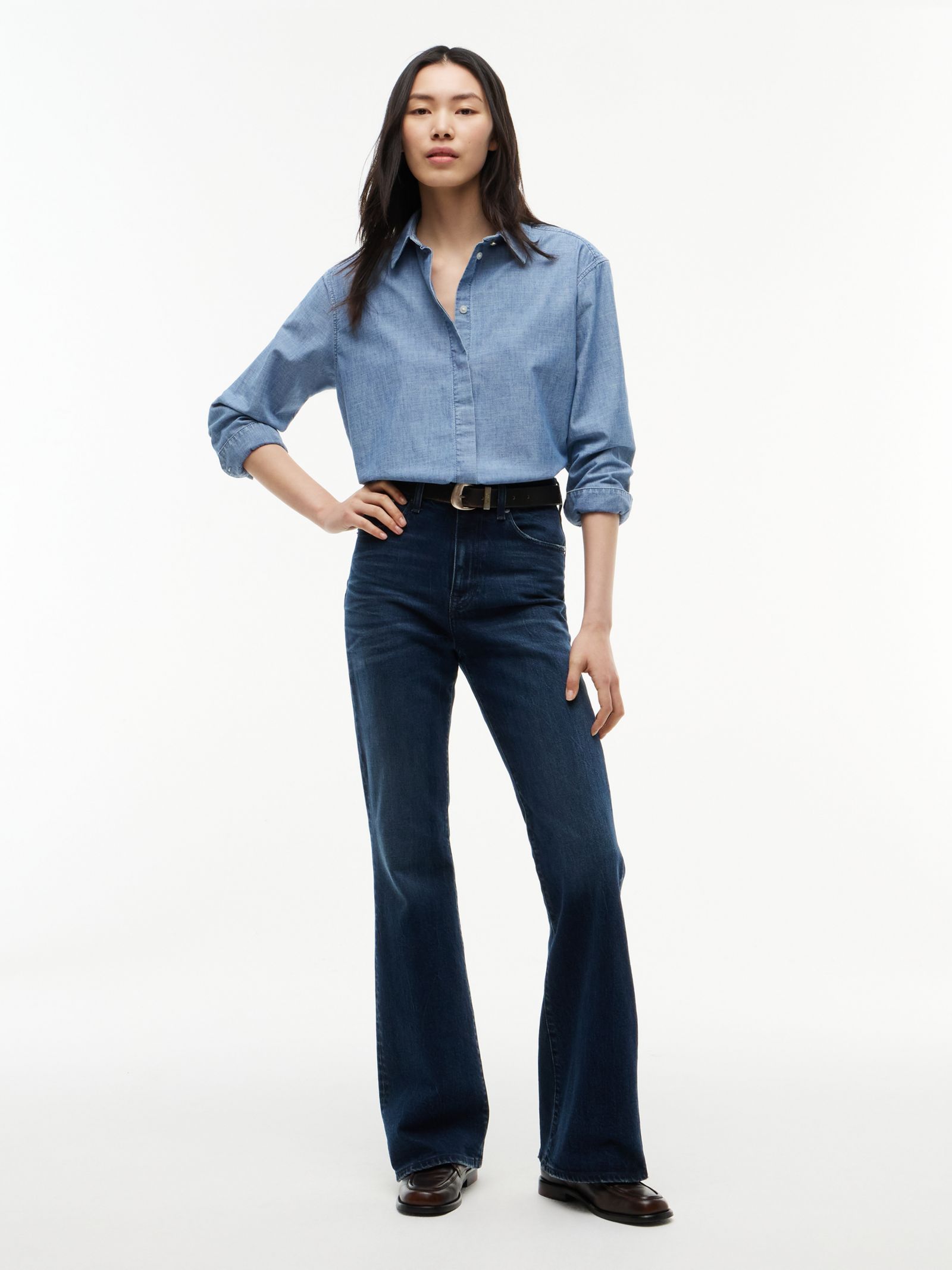 Tommy Jeans Sylvia high rise bootcut jeans met fading