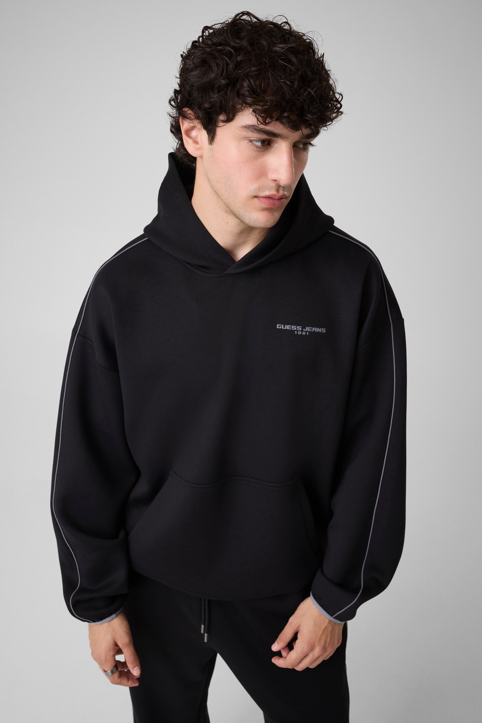 Guess Sweatshirt Van Viscosemix for men in zwart