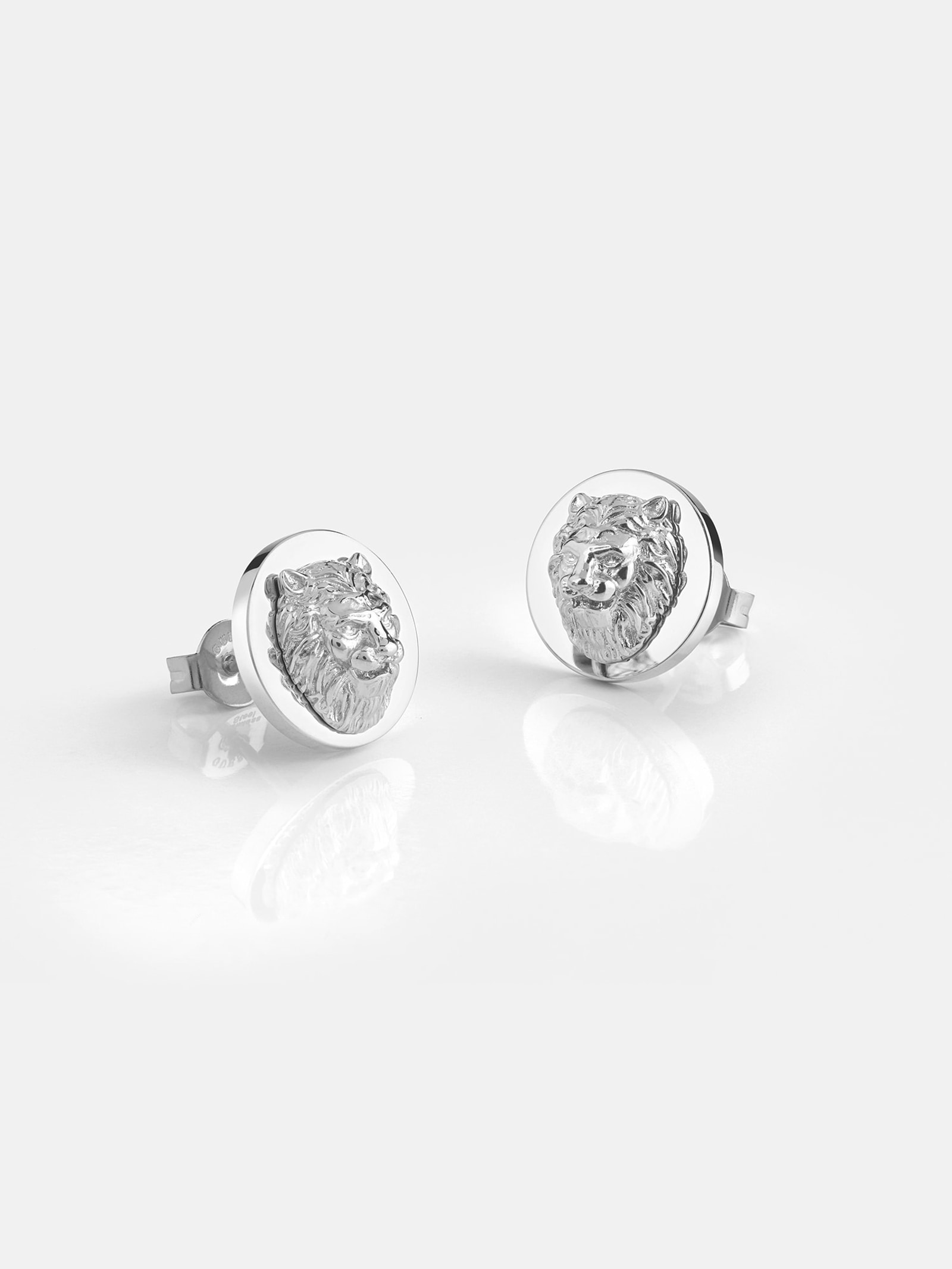 Guess Oorbellen Lion King in zilver