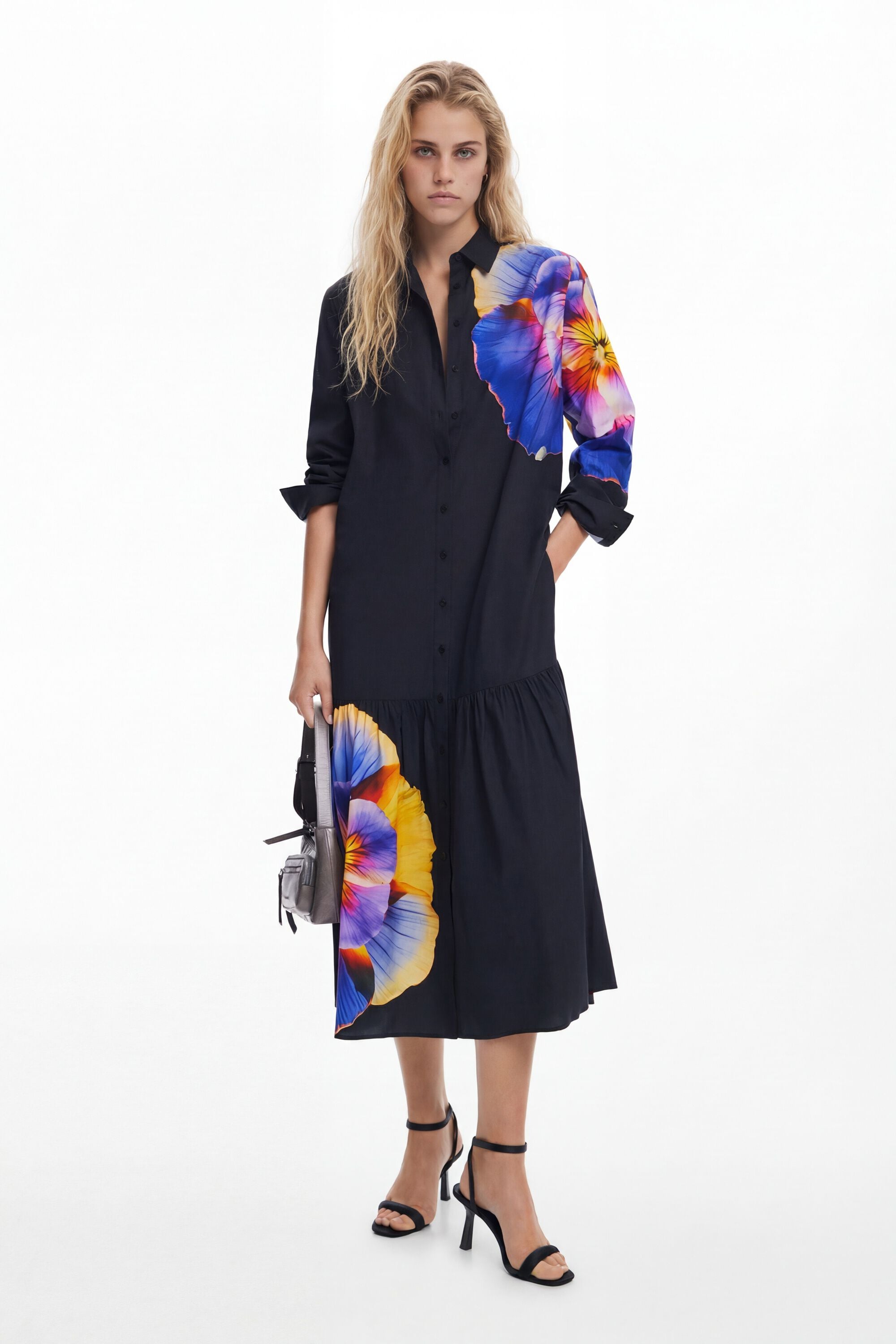 Desigual Bloemenoverhemdjurk M. Christian Lacroix
