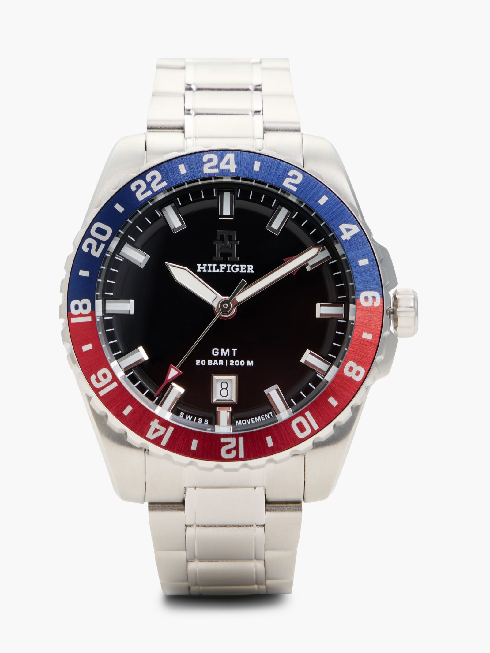 Tommy Hilfiger Horloge van roestvrij staal in zilver