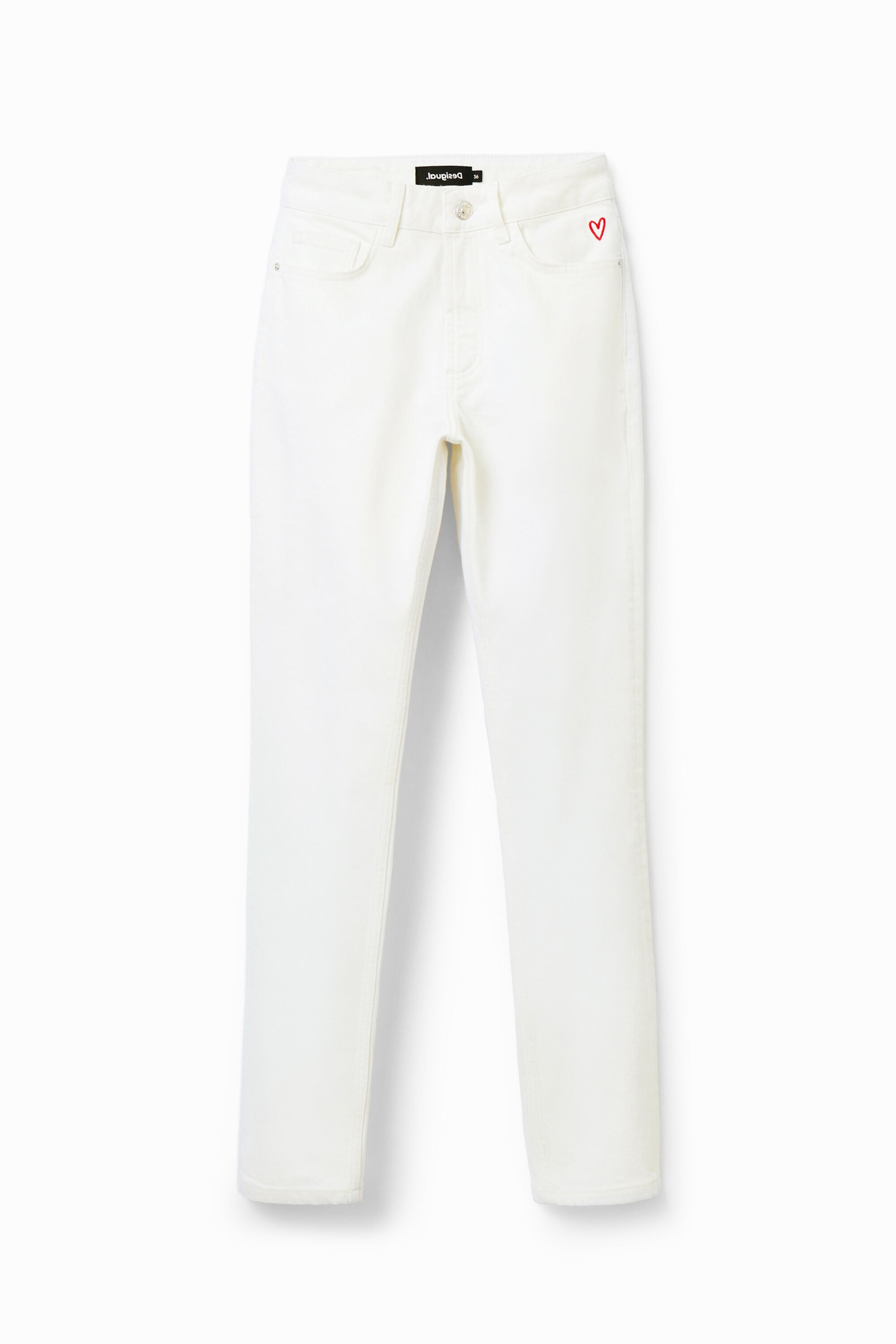 Desigual Straight jeans in wit