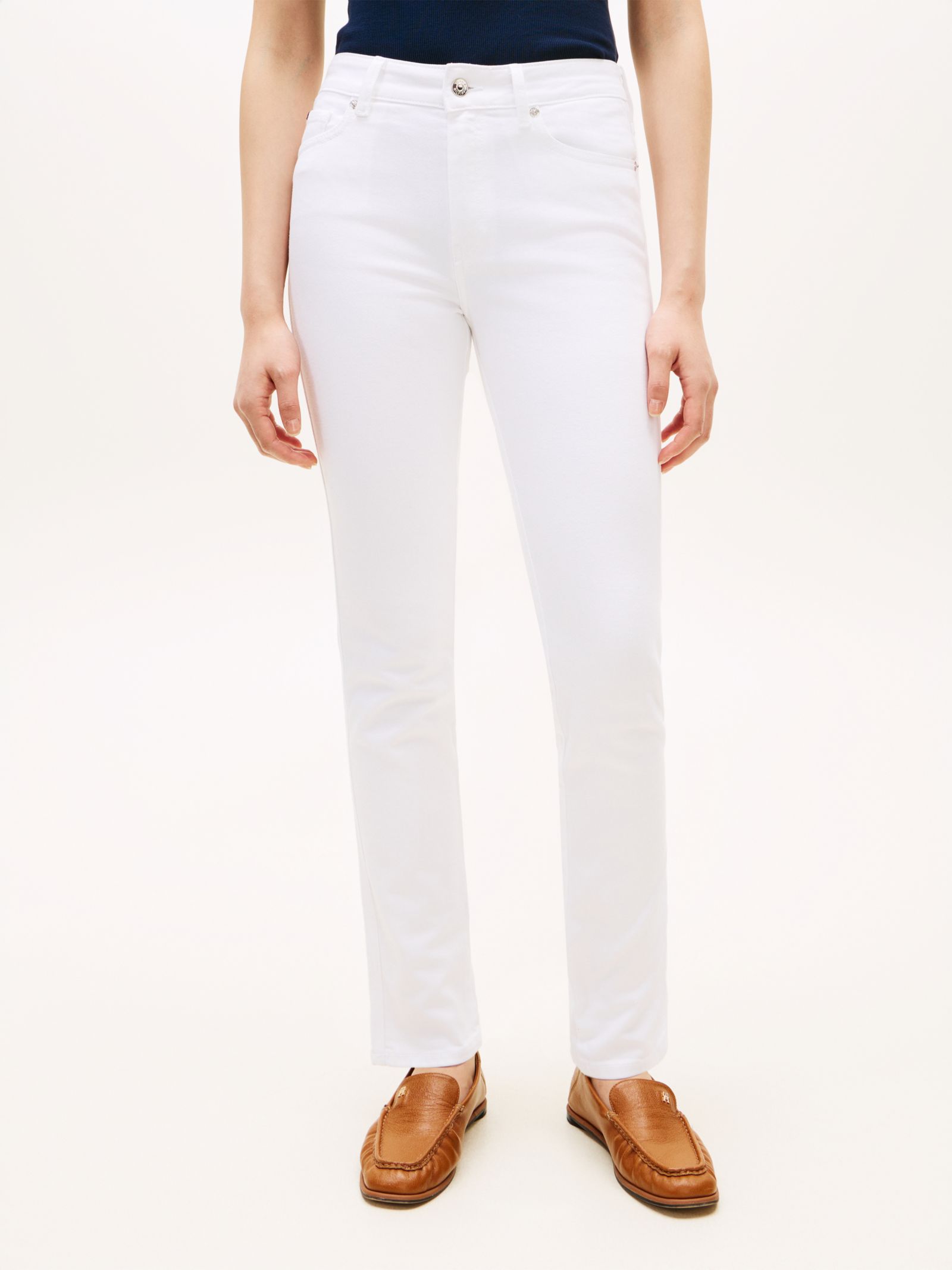 Tommy Hilfiger medium rise slim jeans in wit