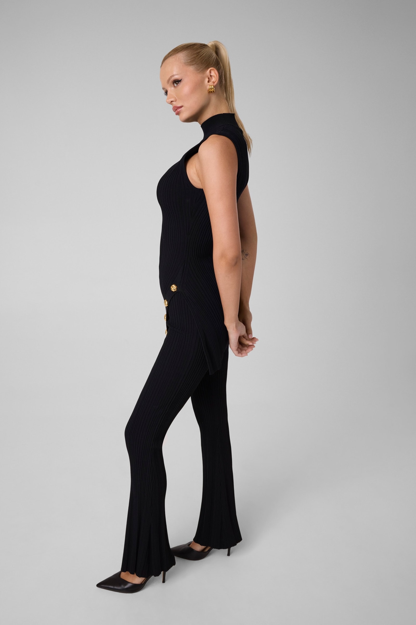 Guess Marciano Broek Met Slim Fit in zwart