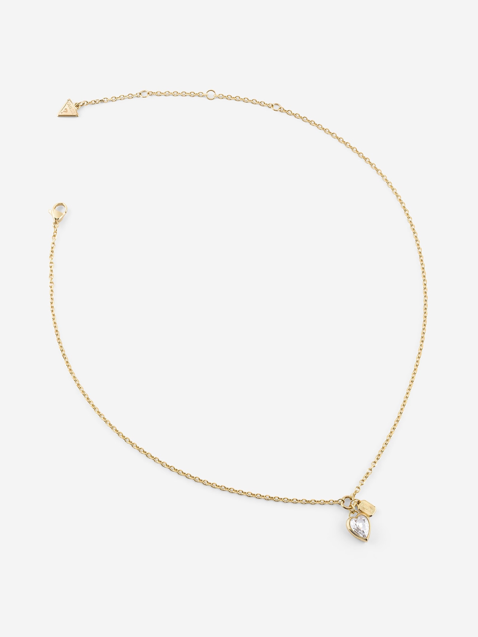 Guess Crystal Love Ketting in goud