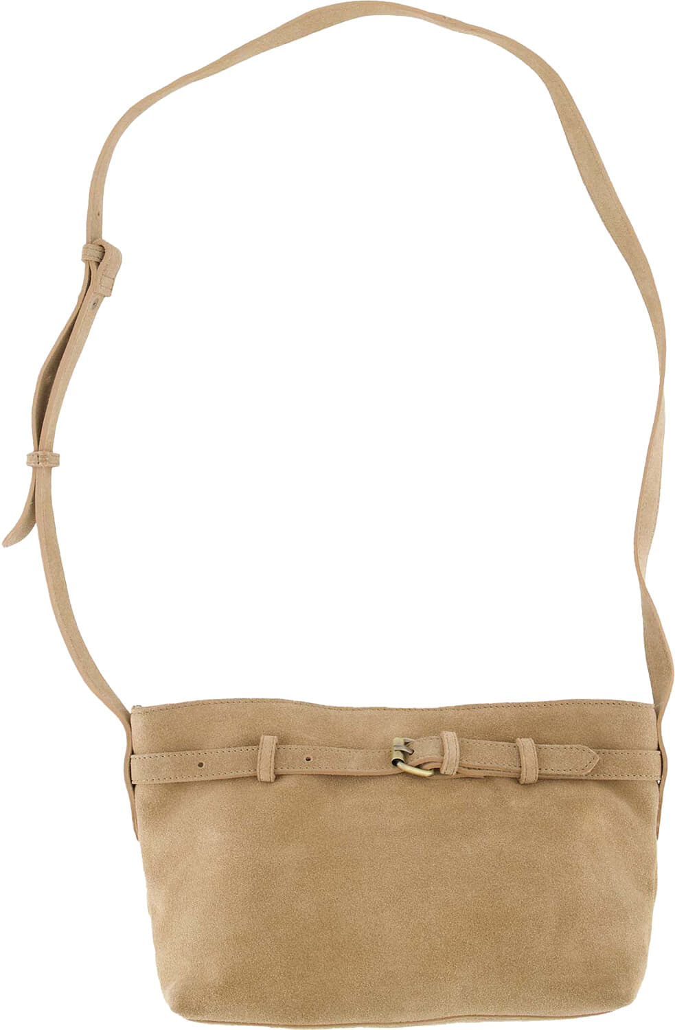 Zusss Tas Suede Beige dames
