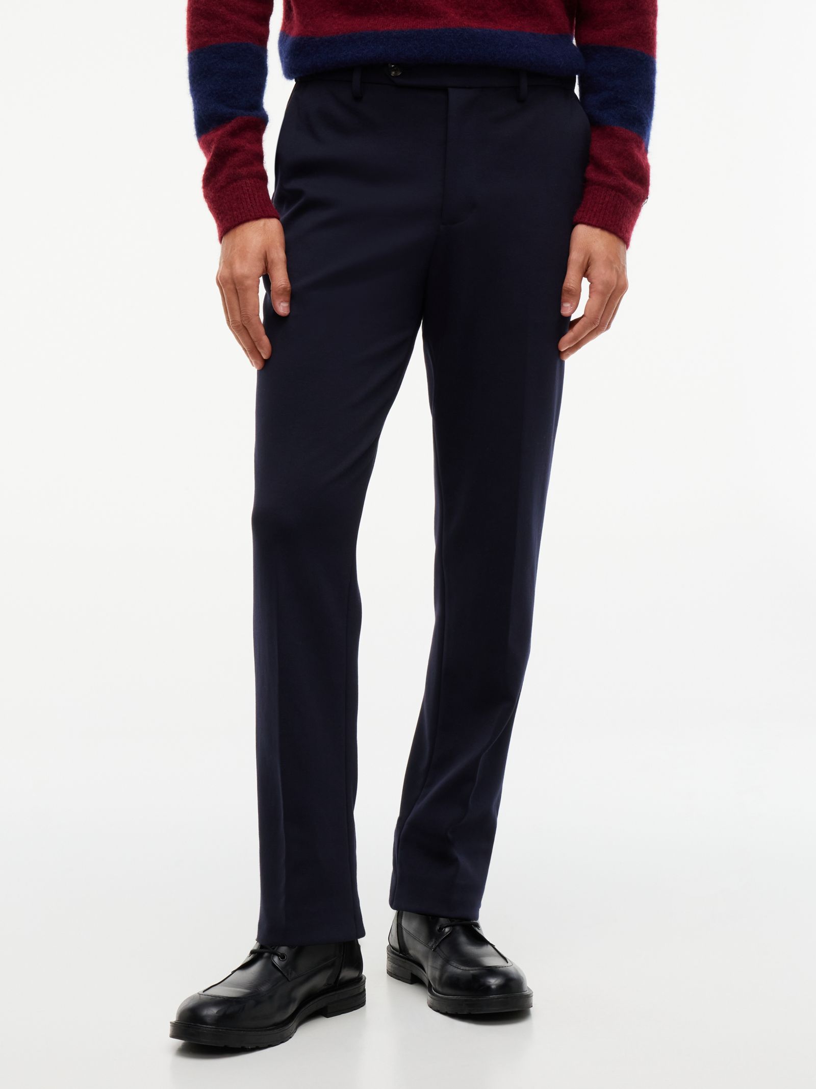 Tommy Hilfiger New York Label Gebreide rechte broek
