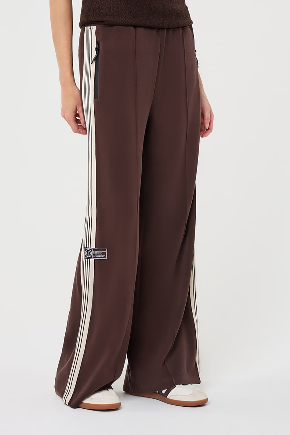 Esqualo Broek Tape Modal Bruin dames