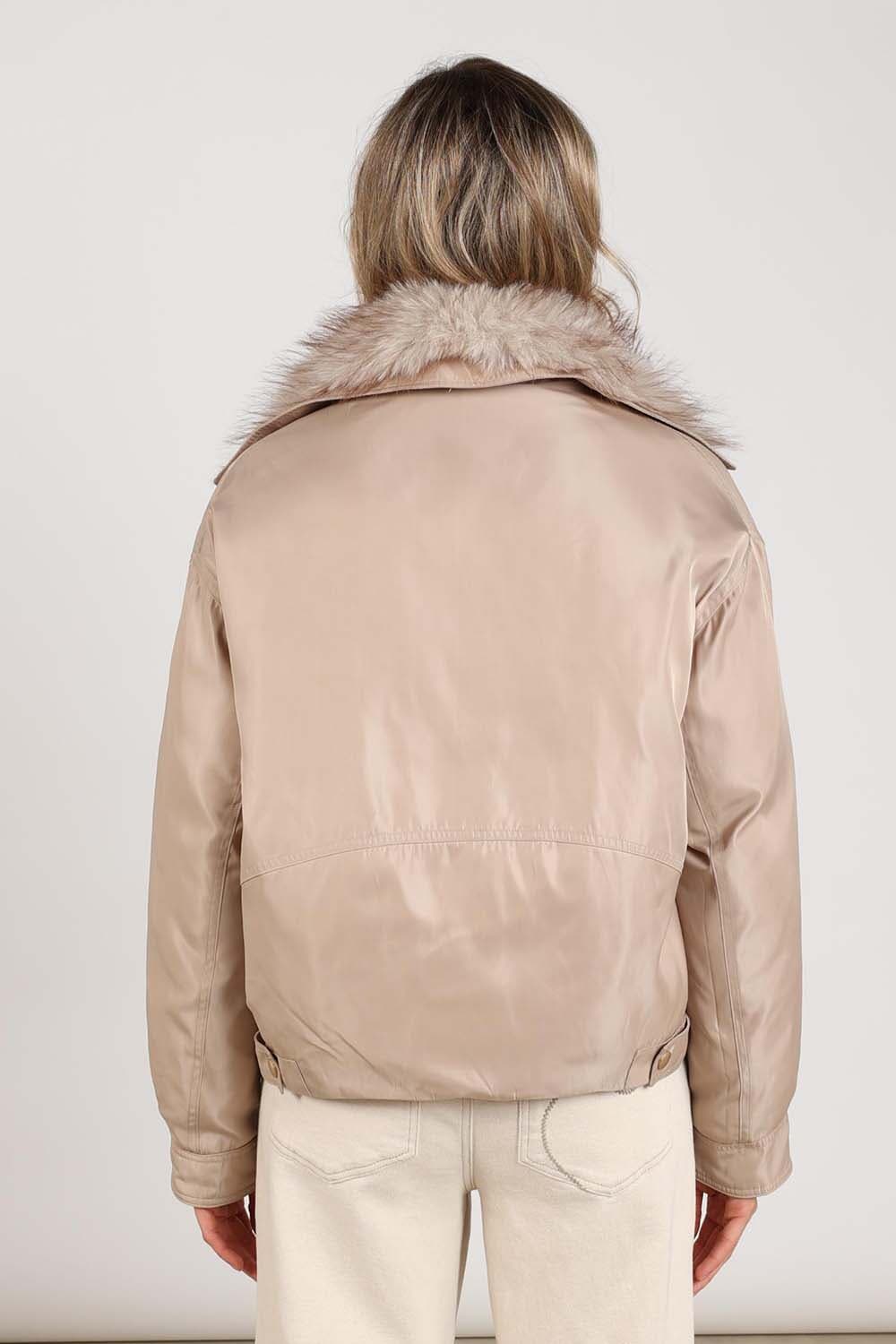 Nukus Jas Paula Beige dames