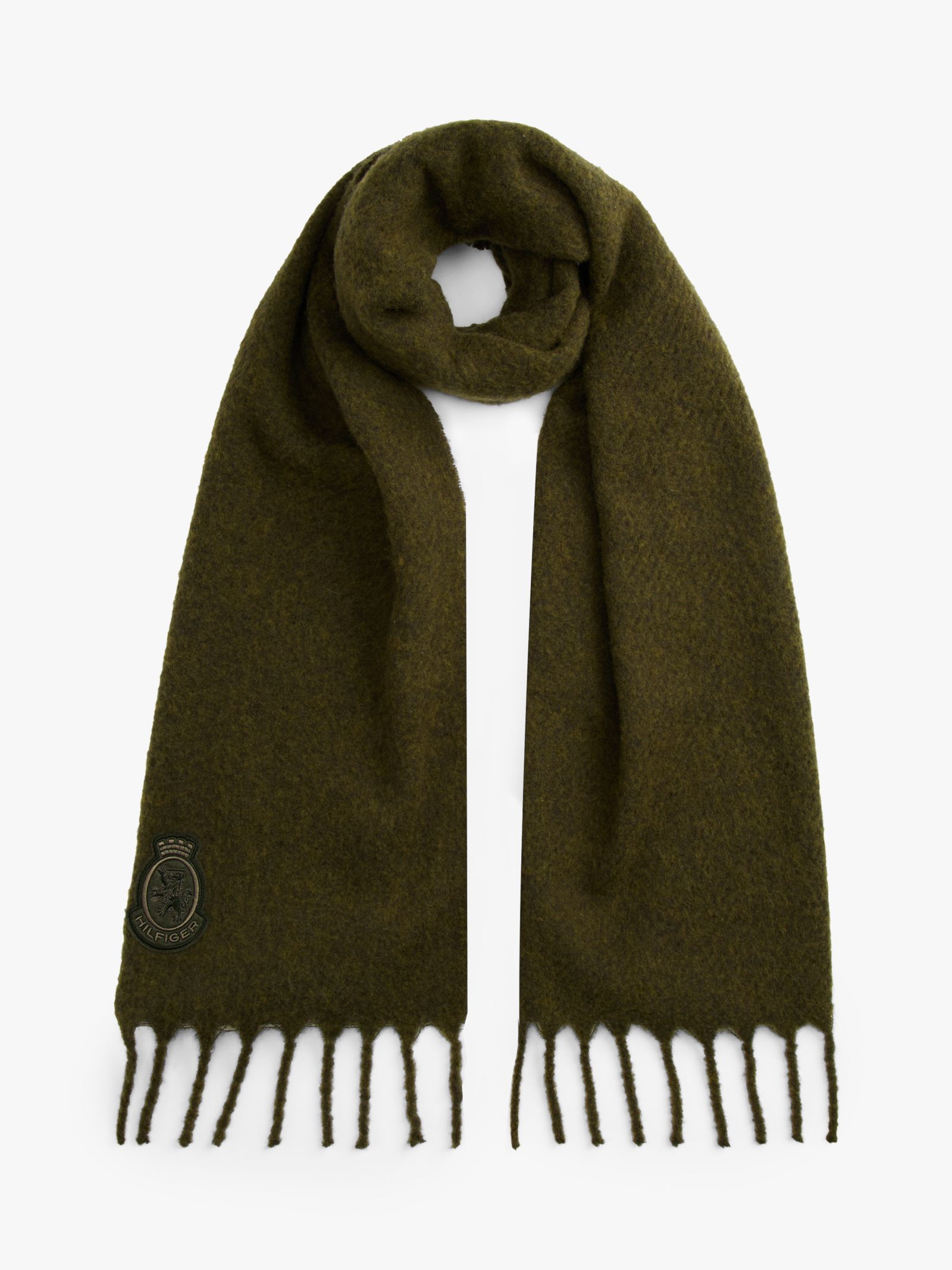 Tommy Hilfiger Sjaal van wolmix met pied de poulemotief