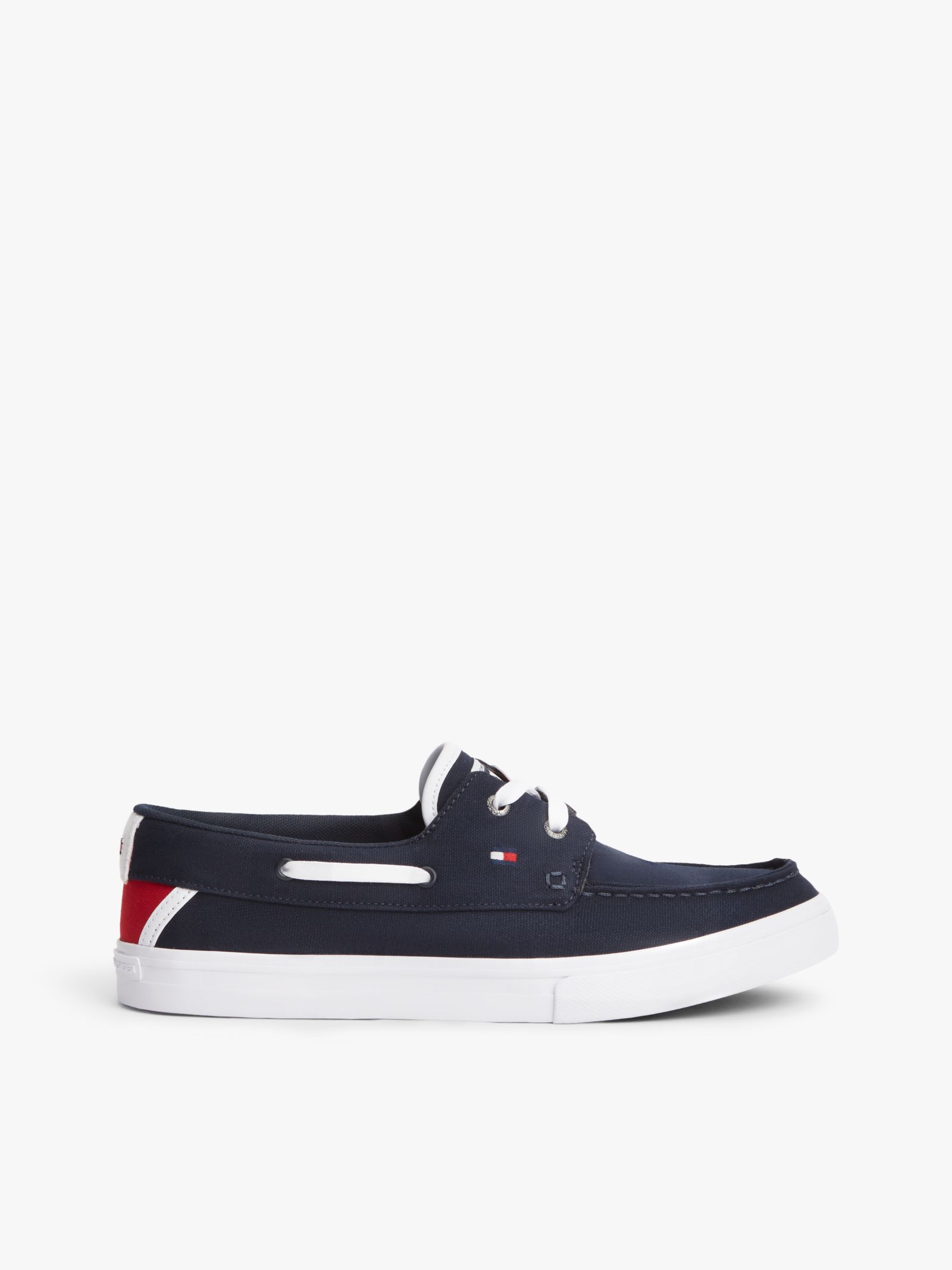 Tommy Hilfiger canvas bootsneaker in marine