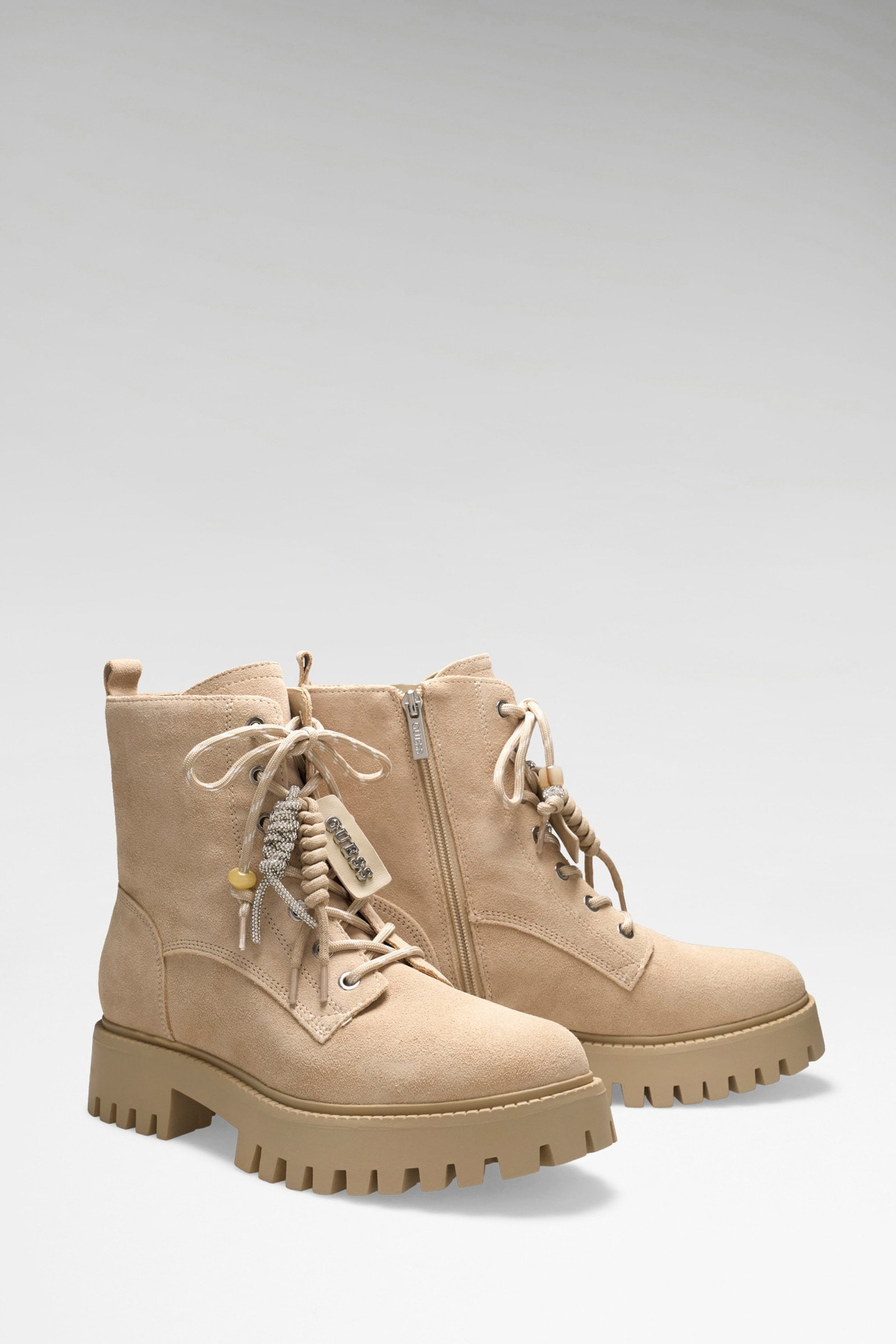 Guess Fizzle Suède Laarzen in beige