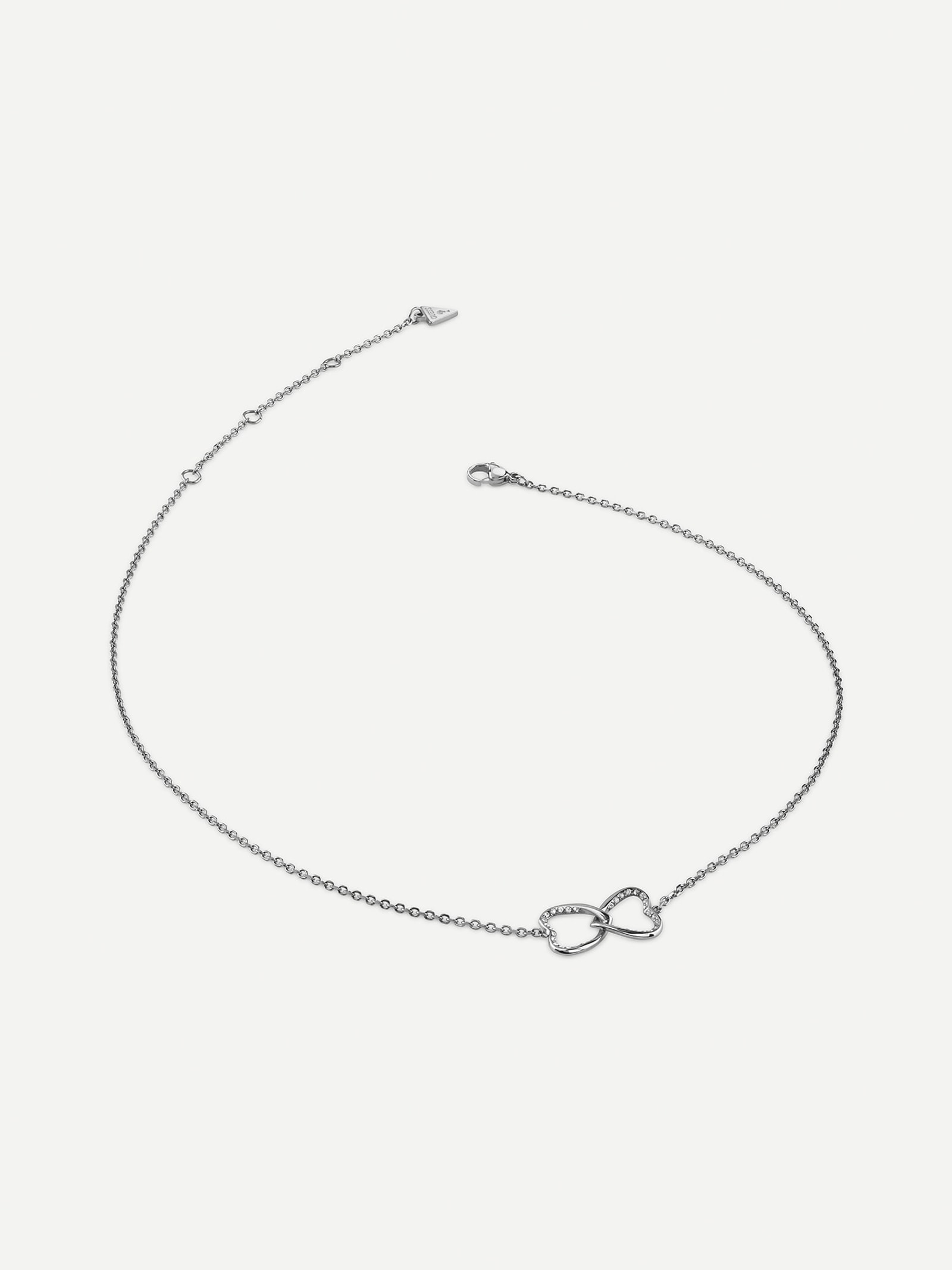 Guess Mon Amour-Halsketting in zilver