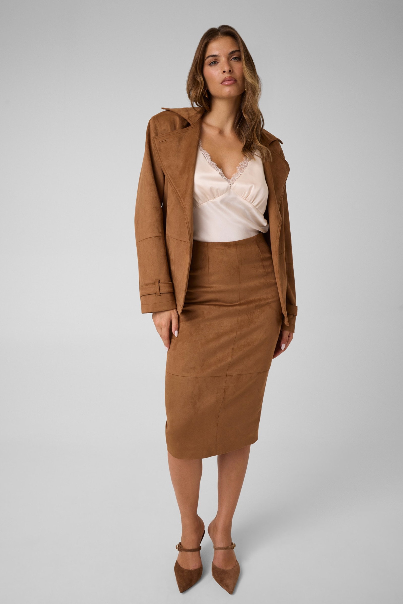 Guess Marciano Suède Rok in multicolor