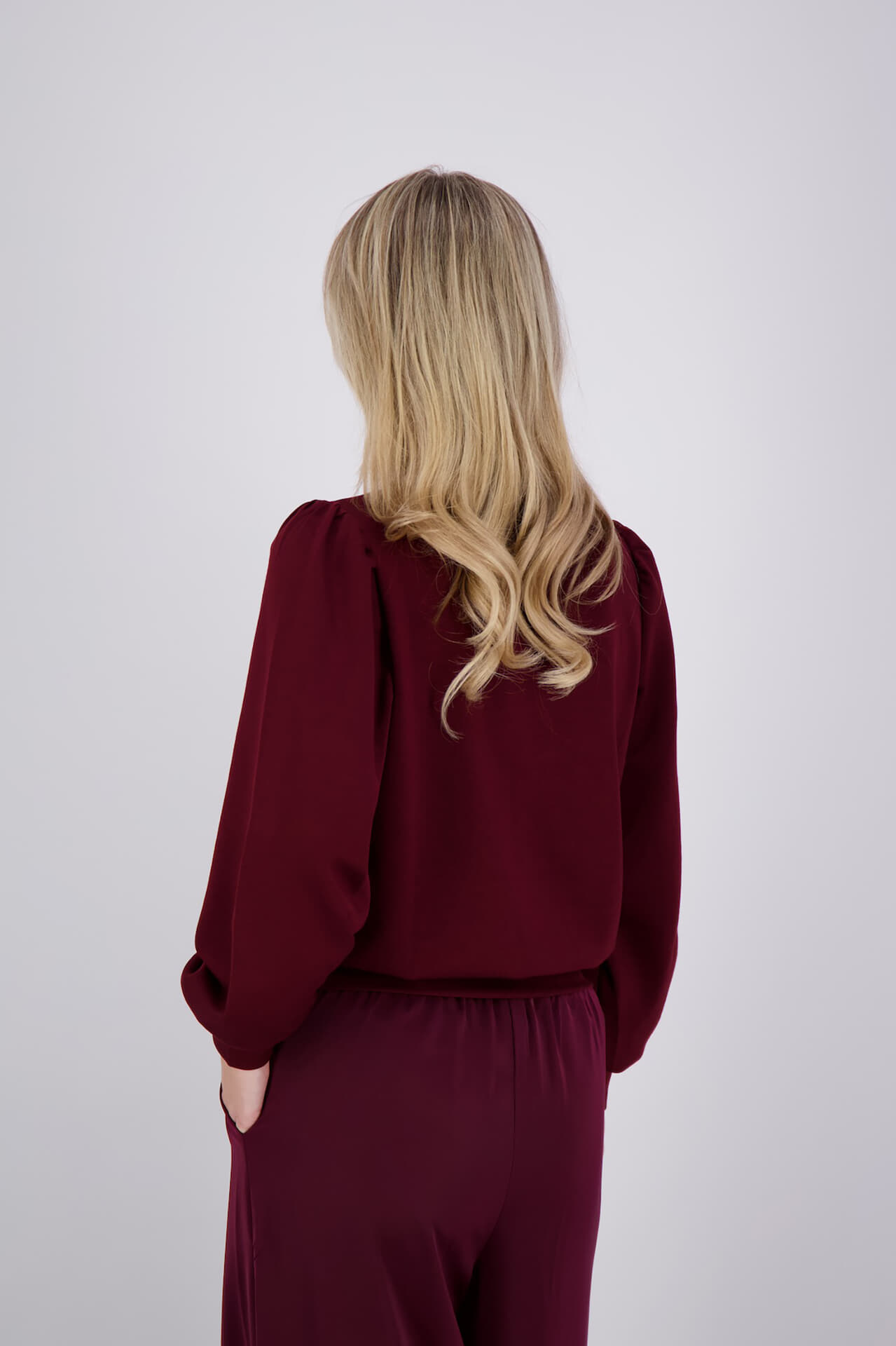 Vive La Femme Sweater Danique Bordeaux Rood dames