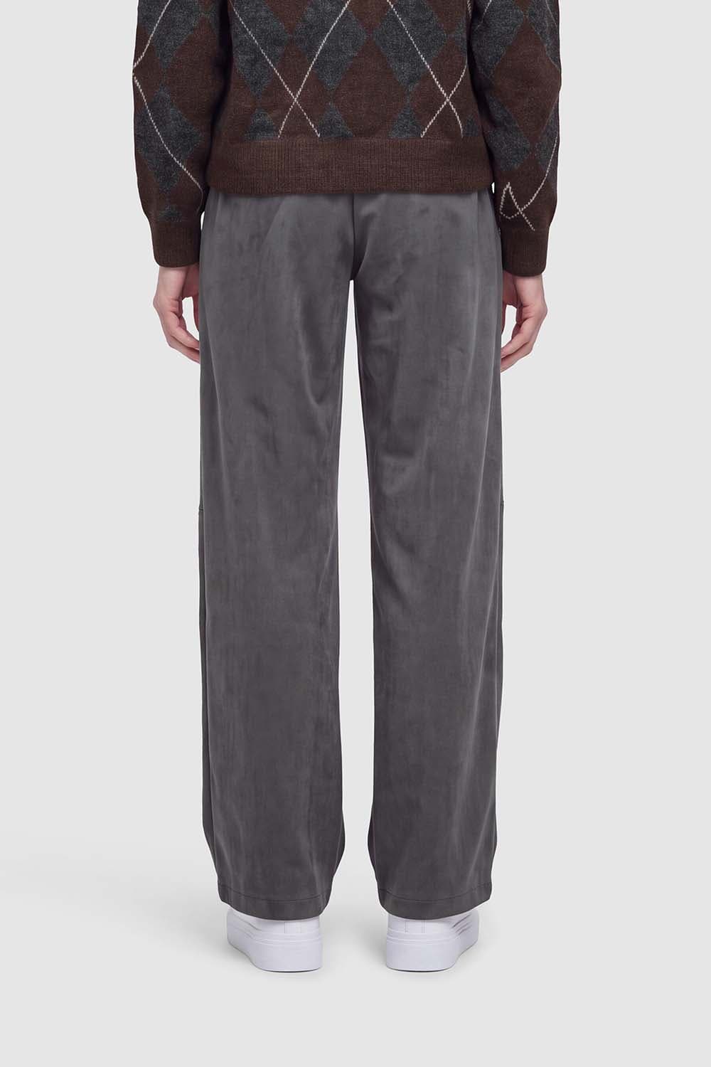 Object Pantalon Miya Hw Wide Antraciet dames