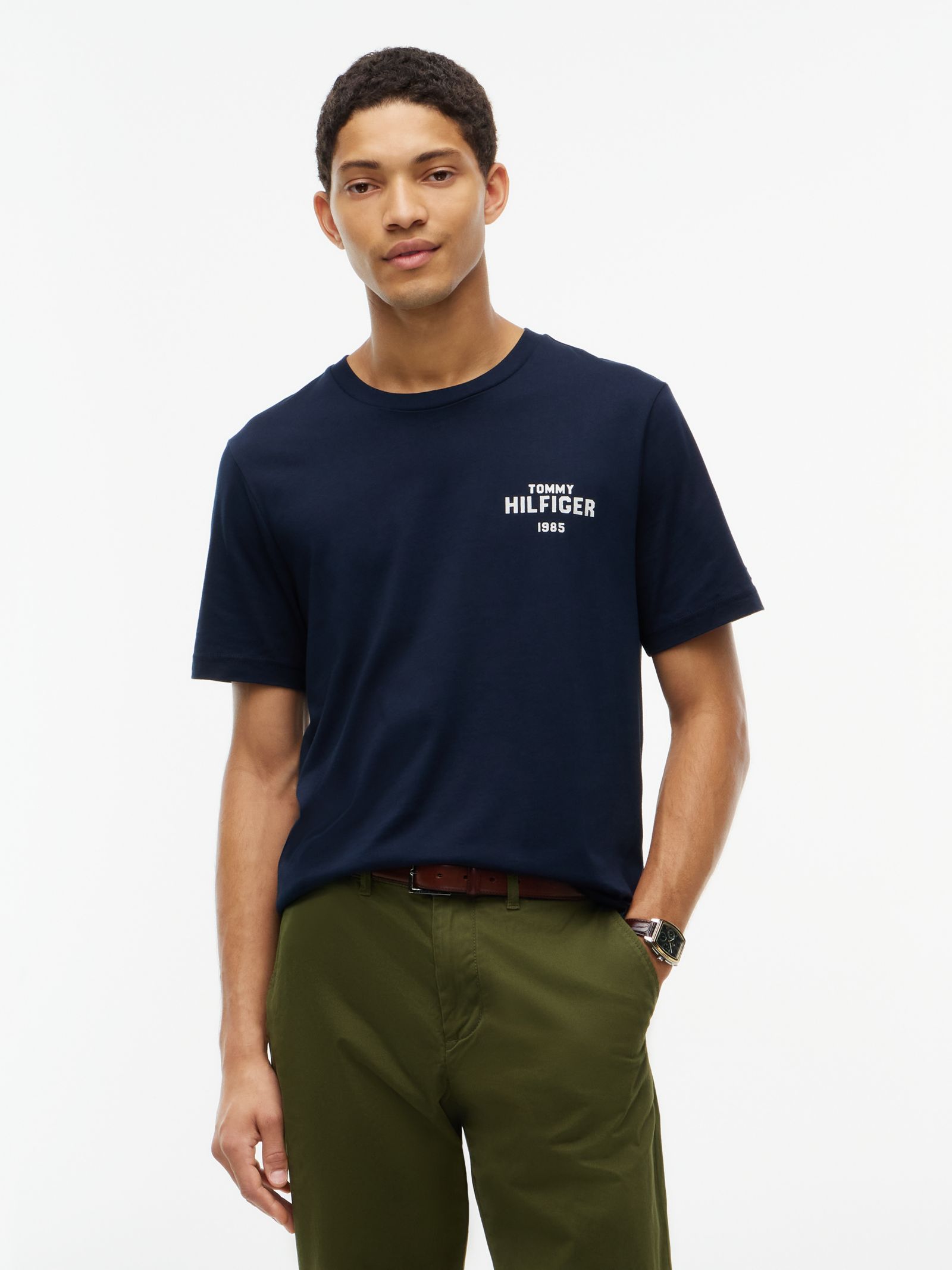 Tommy Hilfiger 1985 Jersey T-shirt met Graphic in marine