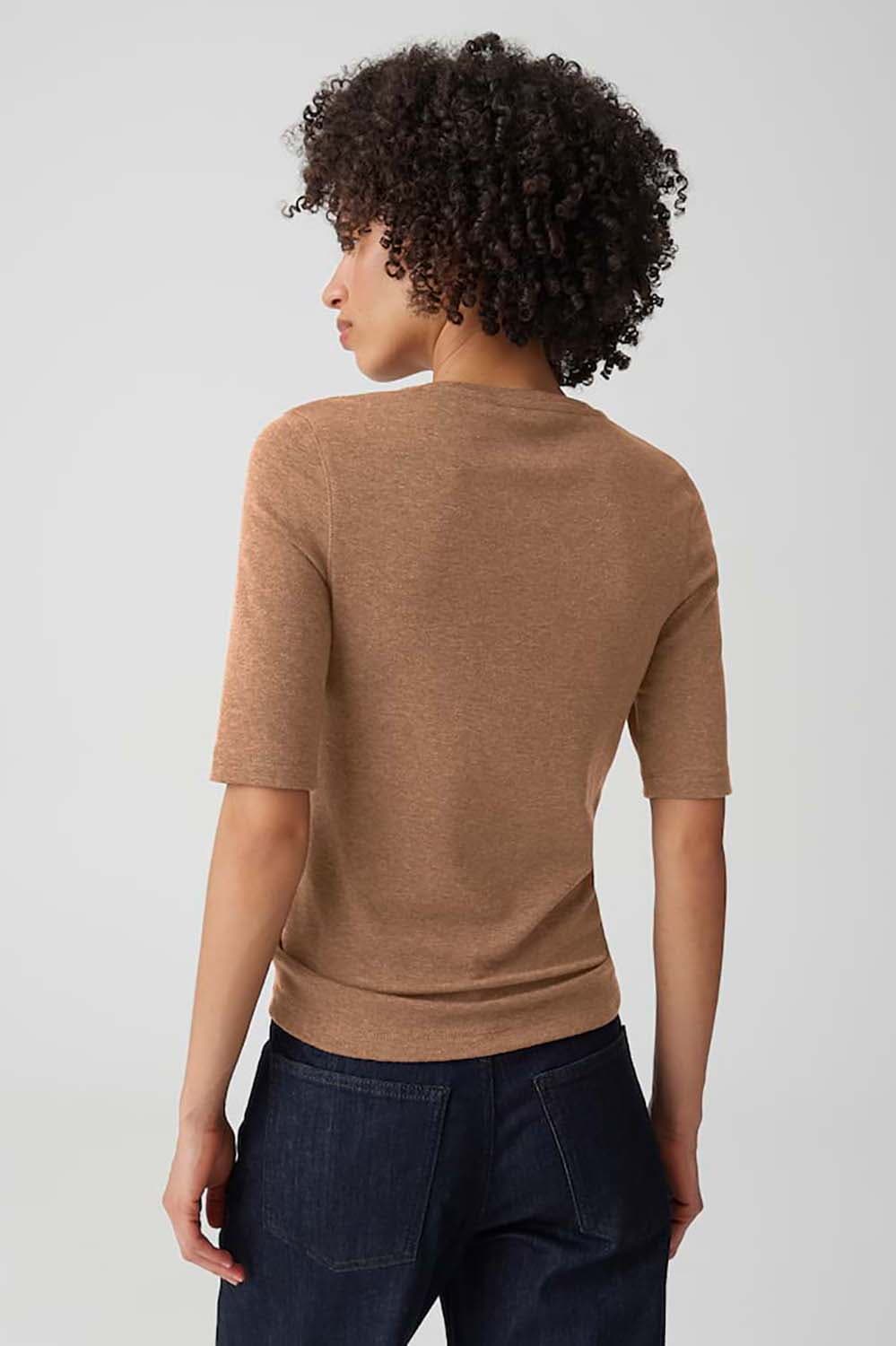 Opus Top Sorela Camel dames