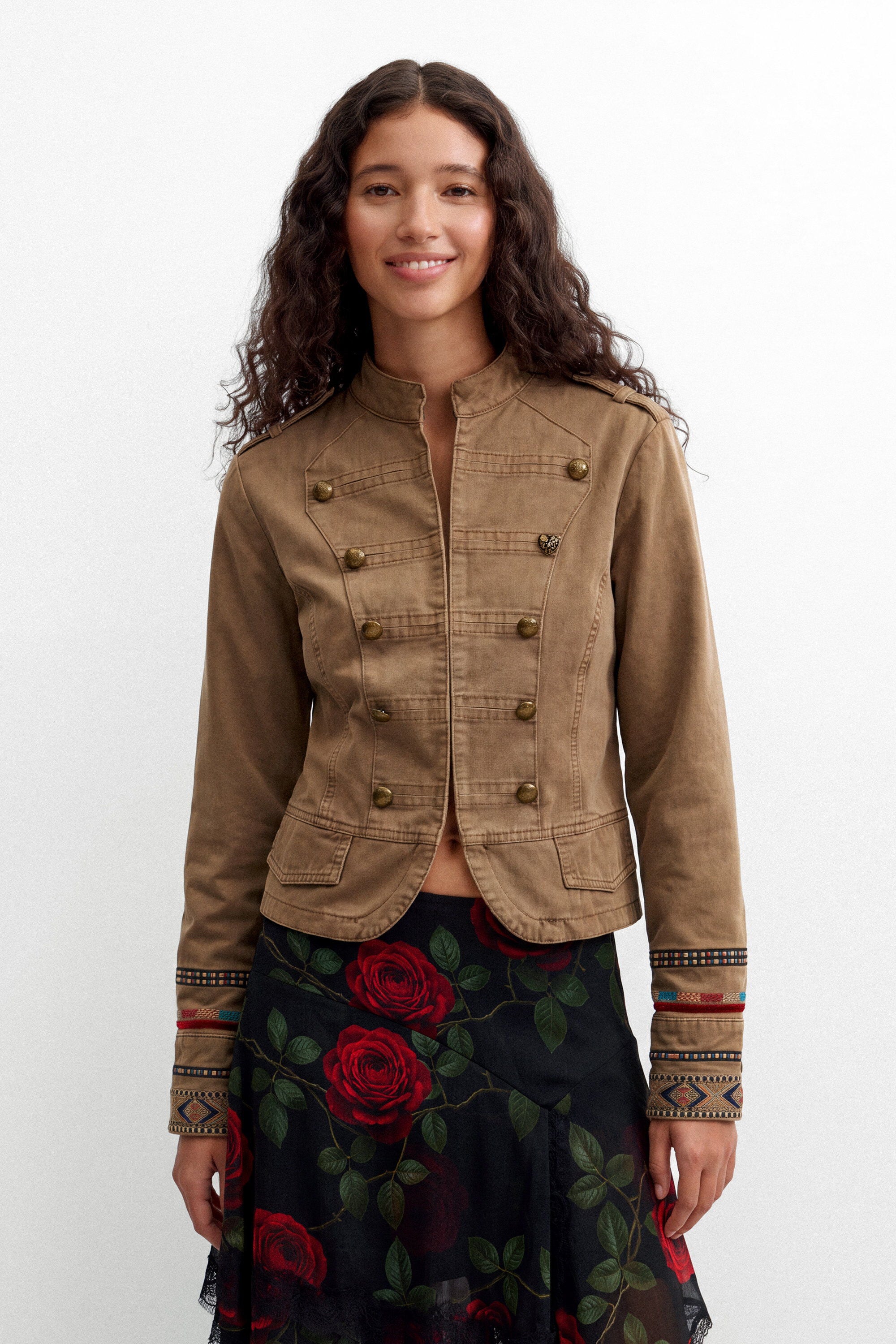 Desigual regular katoenen jas