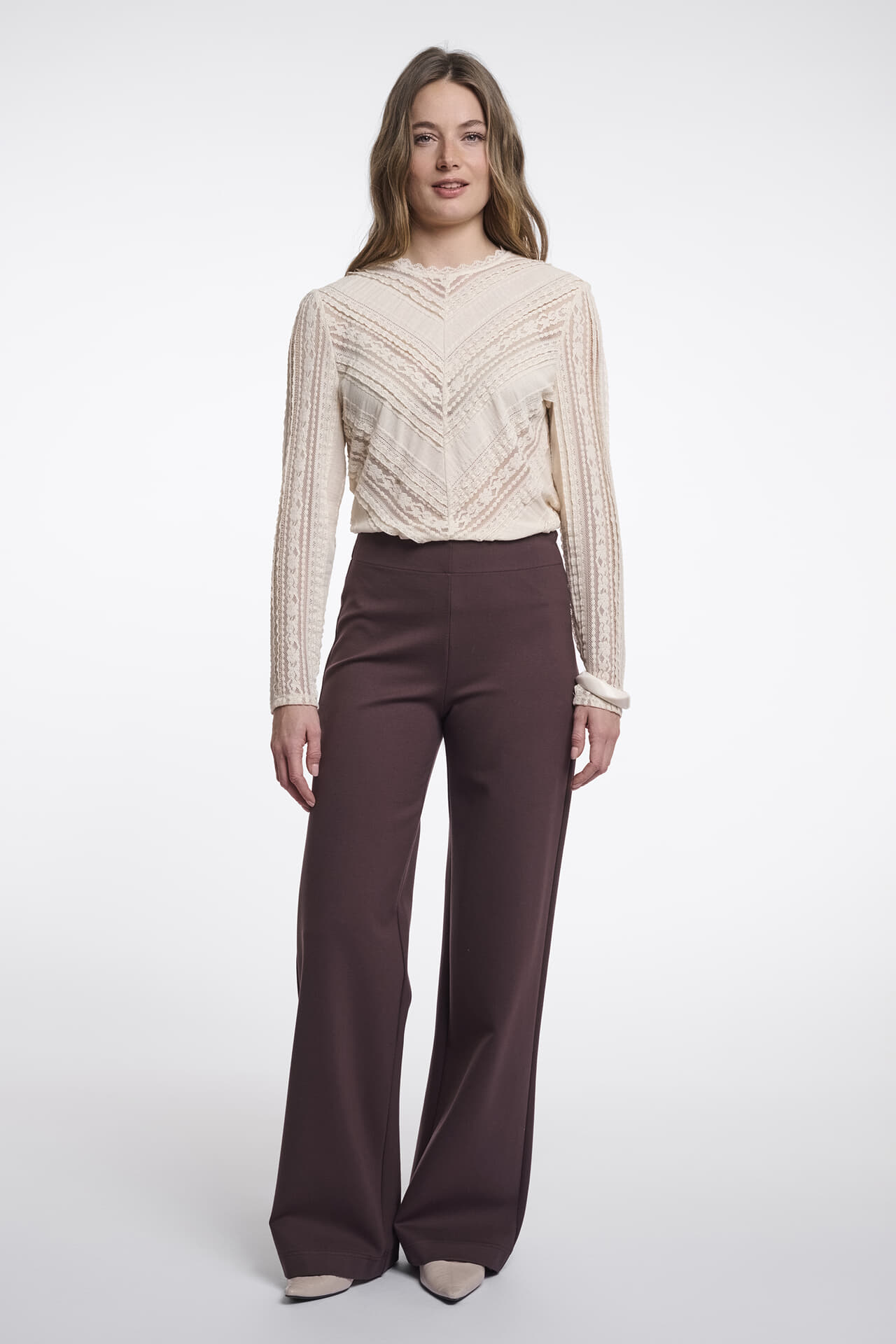 Rino & Pelle Rino & Pelle Broek Taupe dames