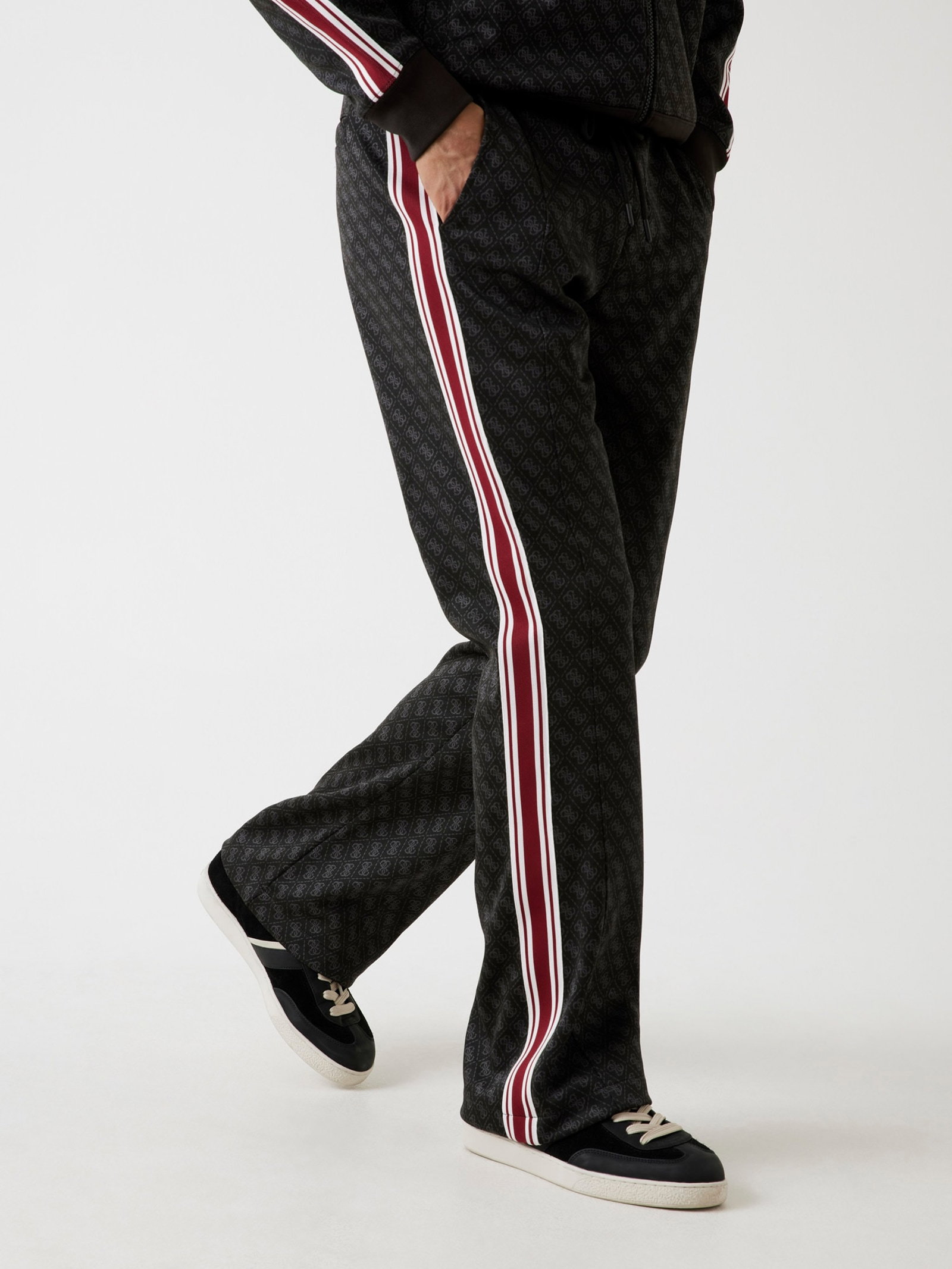 Guess Sweatpants Met Rechte Pijpen in zwart