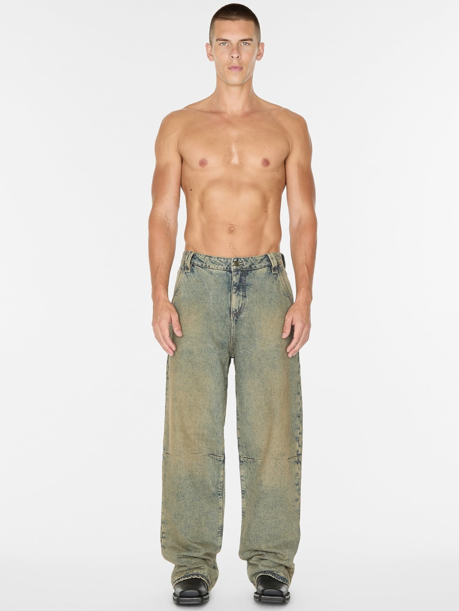 Guess Relaxed Jeans Normale Taille in bruin