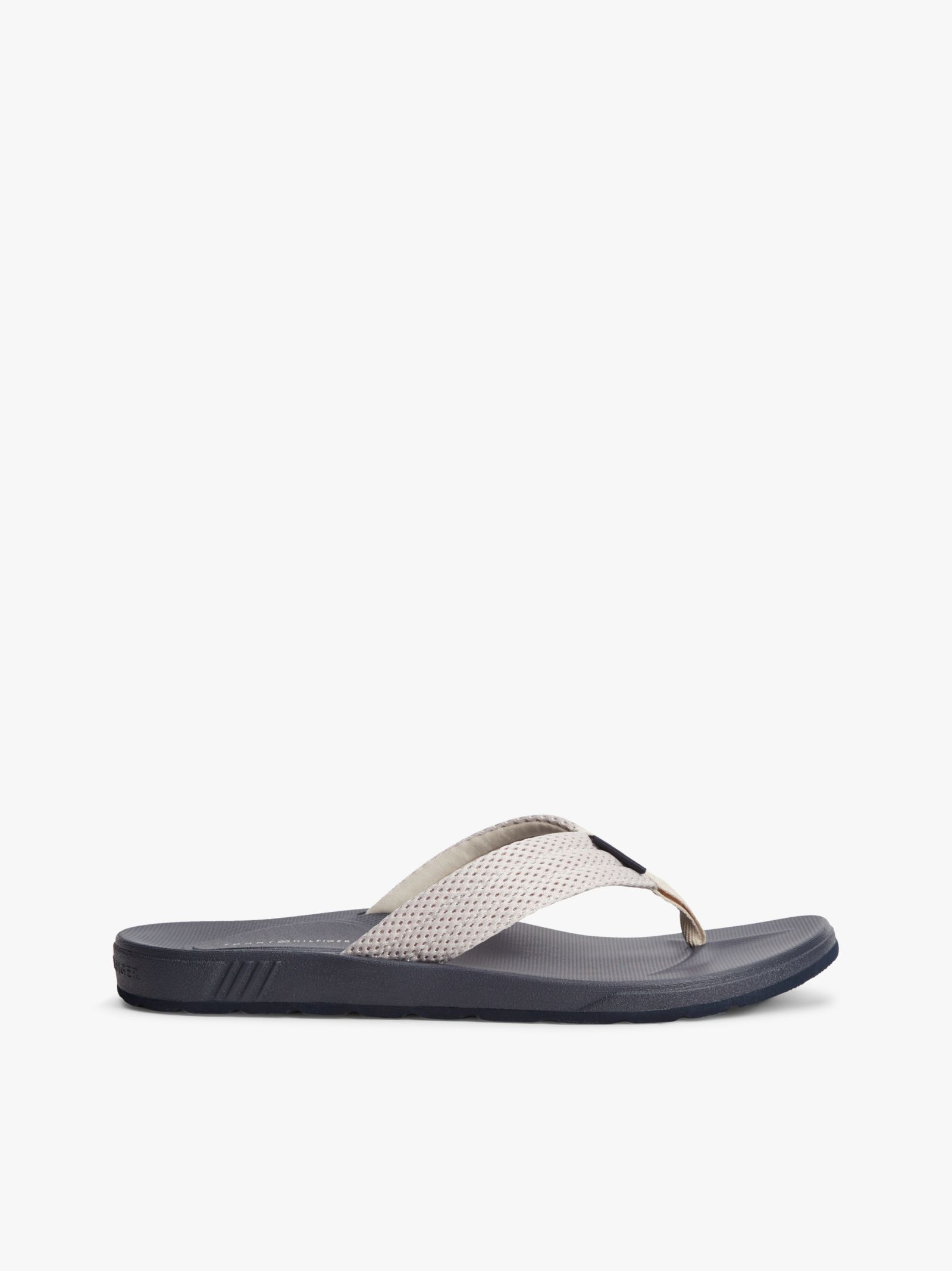 Tommy Hilfiger Teenslipper met voorgevormd voetbed in beige