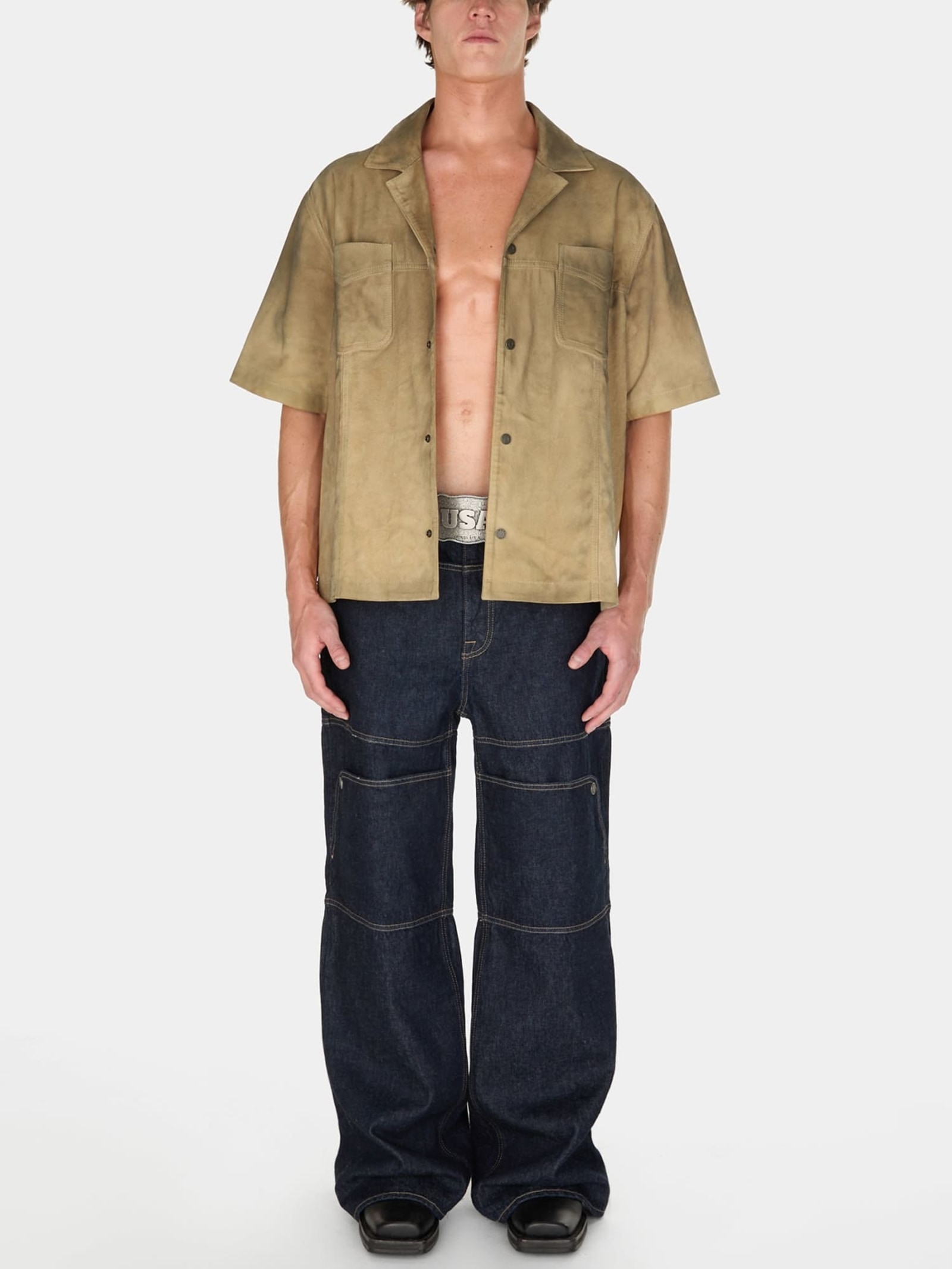 Guess Relaxed Utility-Jeans in blauw